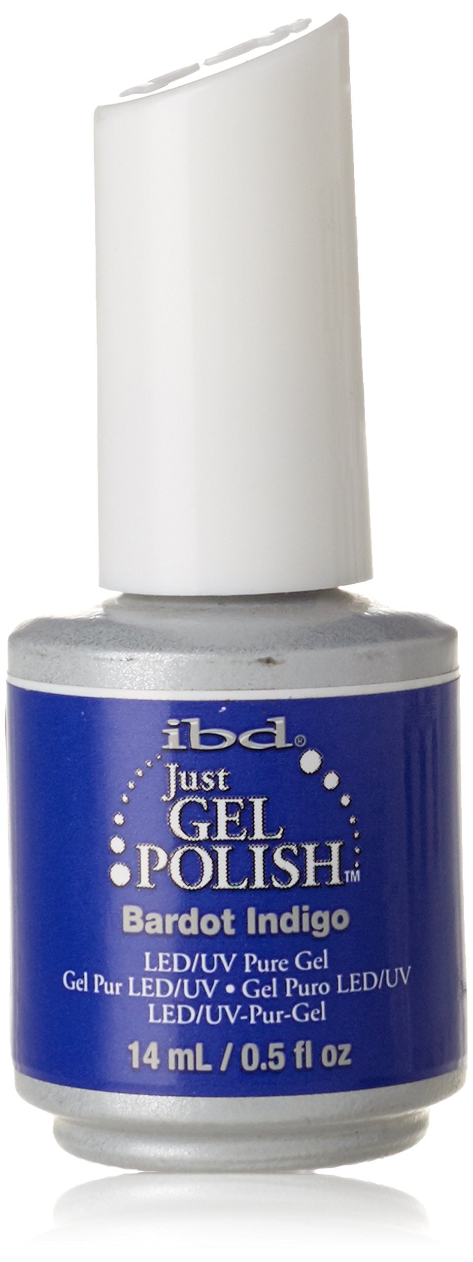 IBD Just Gel Soak Off Blue Purple Nail Polish, Bardot Indigo