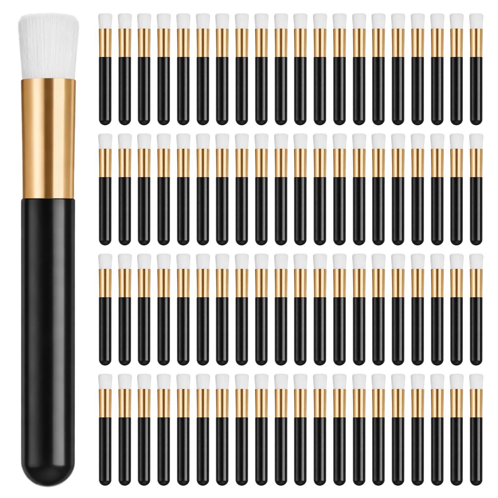 100 Pcs Lash Brushes for Cleaning Lash Shampoo Brushe Pore Clean Tool 3.78