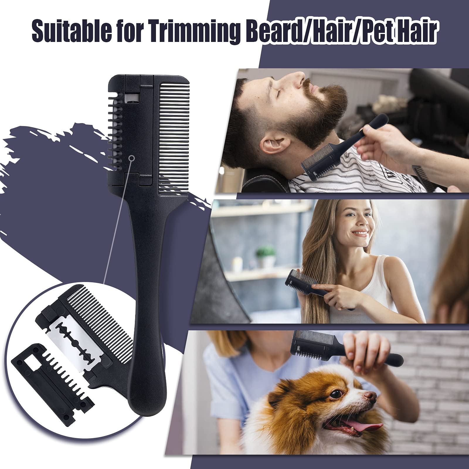 Lionmane Beard Care Gifts Kit for Men - Grooming Set A with Beard Balm, Wash, Oil, Brush & Scissors - Perfect Gift for Him