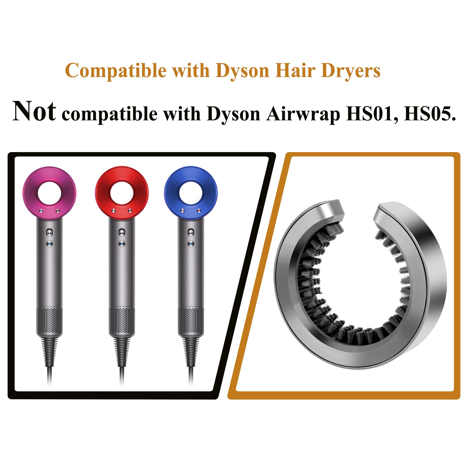 Puregust Filter Cleaning Brush For Dyson Hair Dryer, Part No. 969497-01