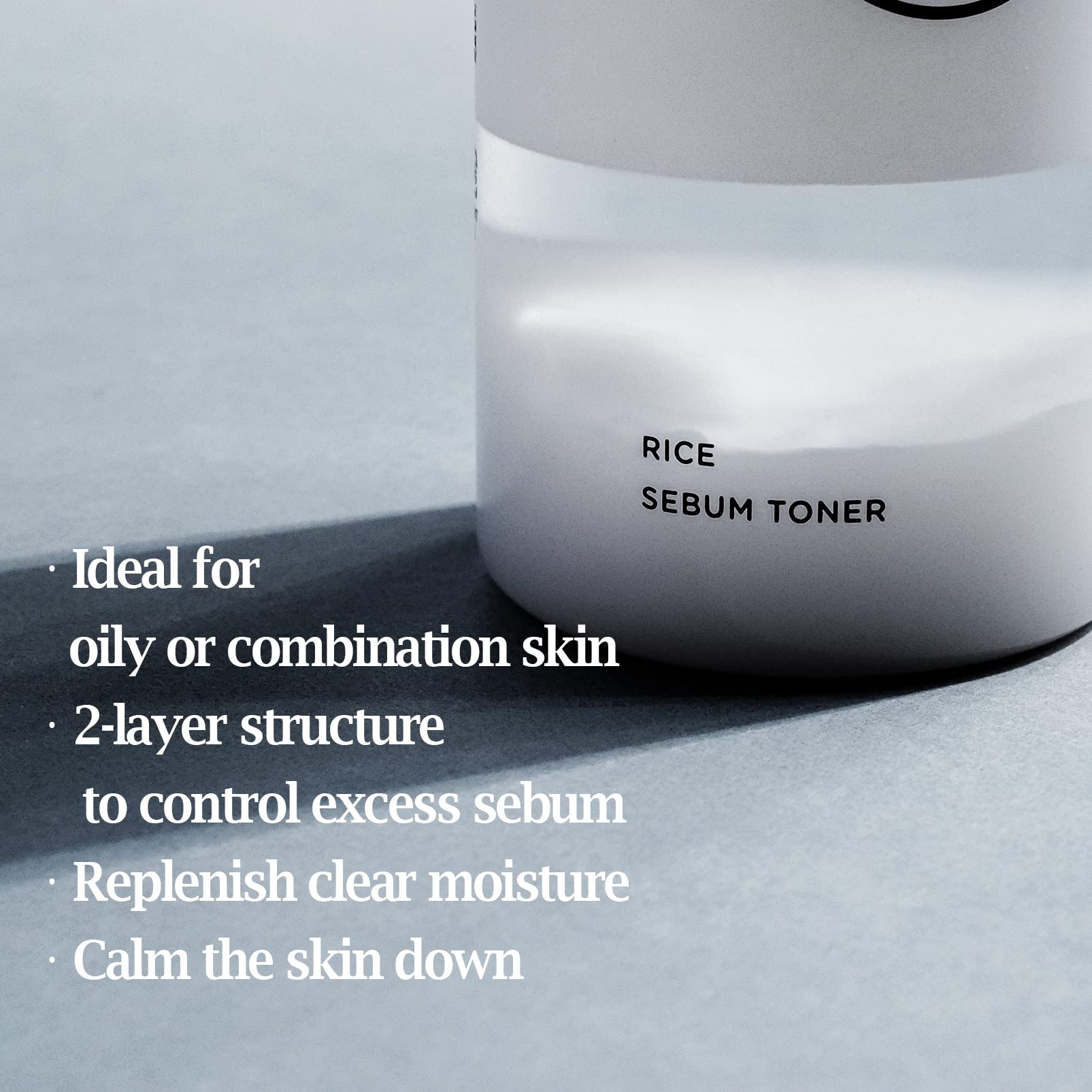 Midha Rice Sebum Toner 200Ml - 80% Pure Rice Bran Water Vegan Face Toner Astringent