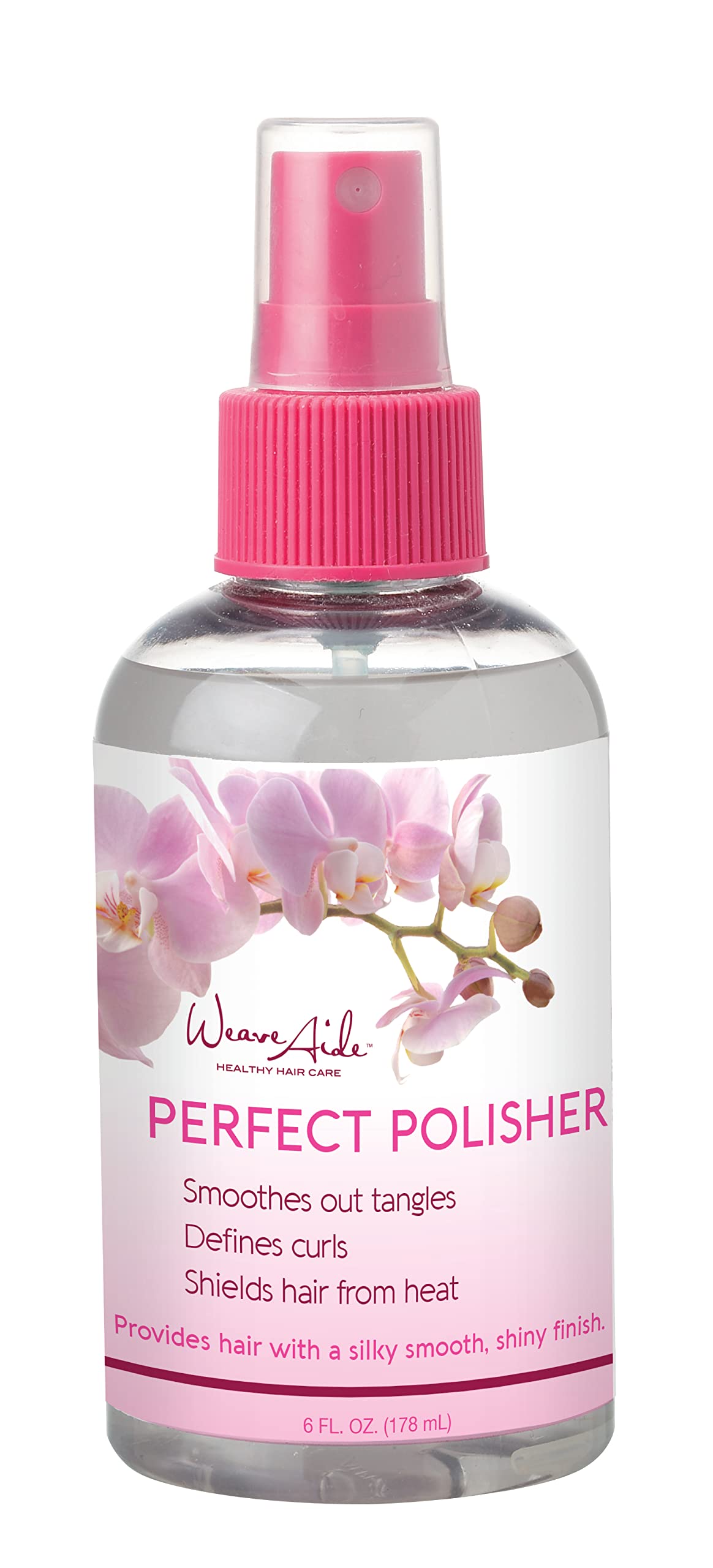 Weave Aide Perfect Polisher 6 Oz. Protects Hair From Heat. Nourish & Shine, For Dry Hair, Dull Hair, Provides Moisture Shine Spr