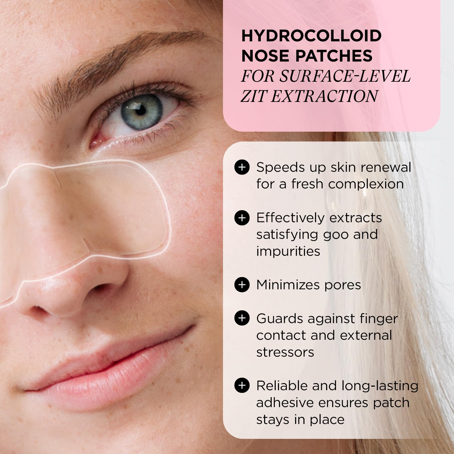 Zitsticka Hydrocolloid Nose Strips | 8 Pack Goo Getter Clarifying Pore & Blemish Strips For Nose | Minimize The Appearance Of Ac