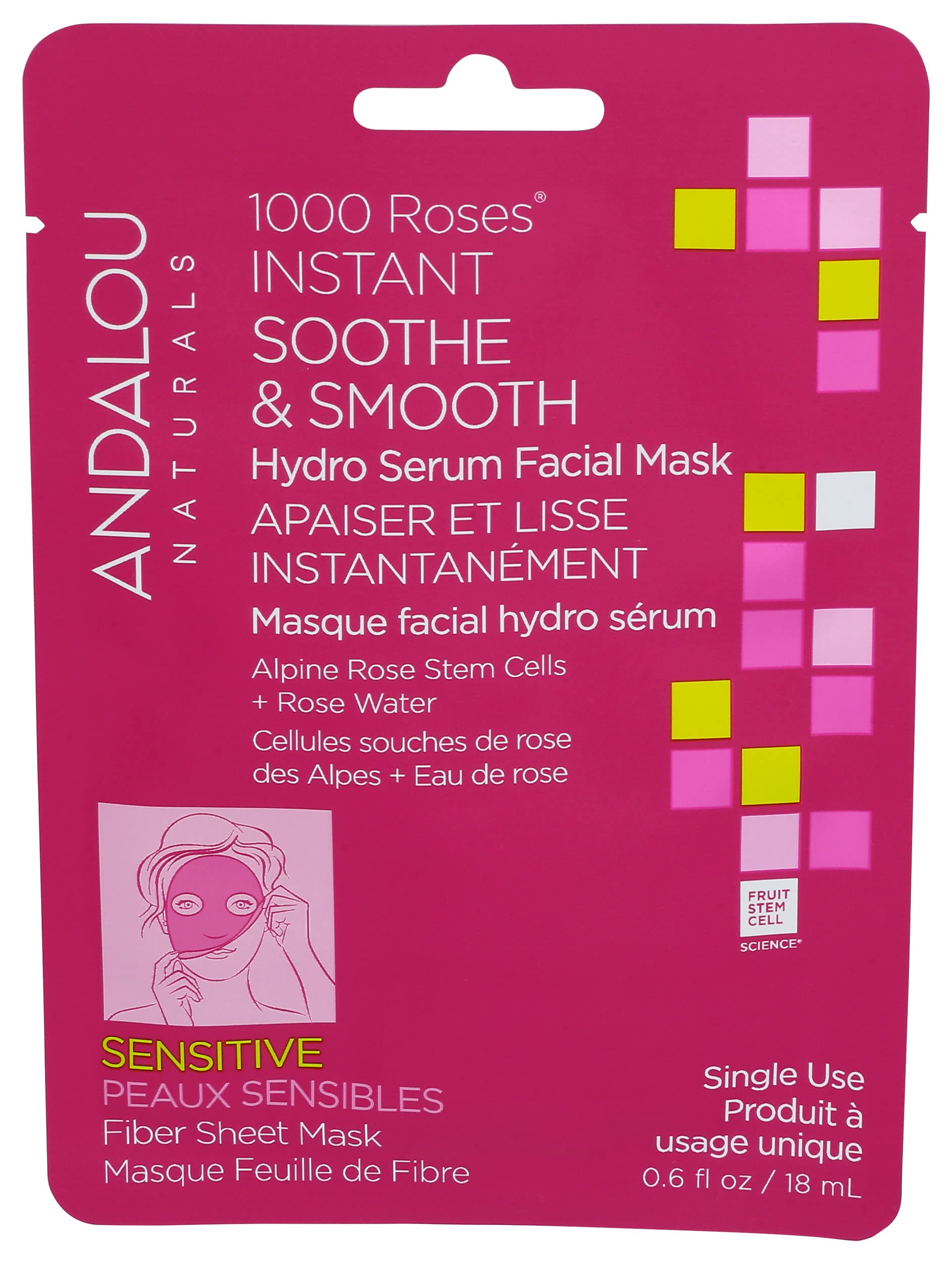 A.N 1000 ROSES SHT MASK  ( 6 X 0.6 OZ   )