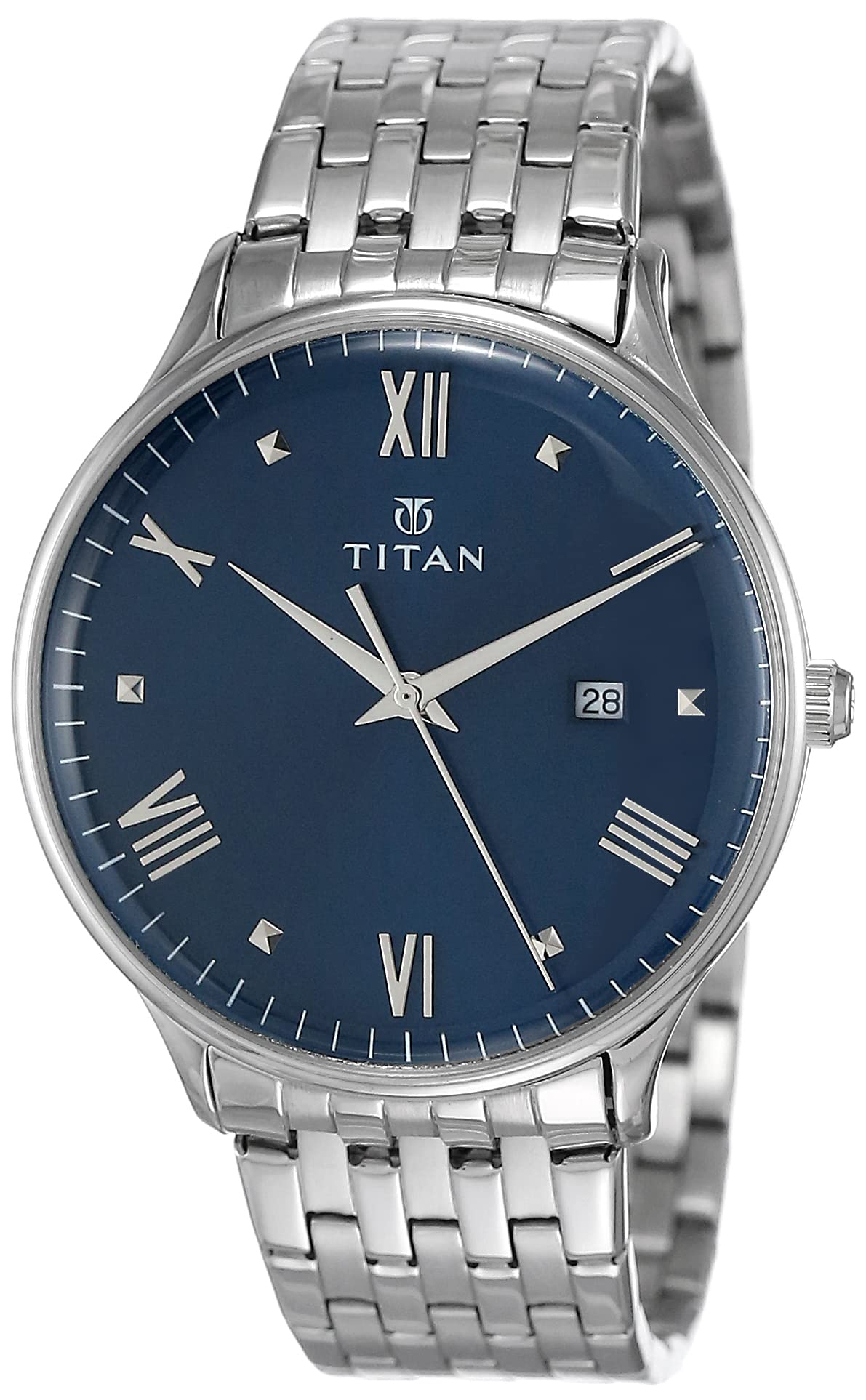 Titan Bandhan Analog Blue Dial Couple Watch Nm9400194201Sm01 / Nl9400194201Sm01/Np9400194201Sm01