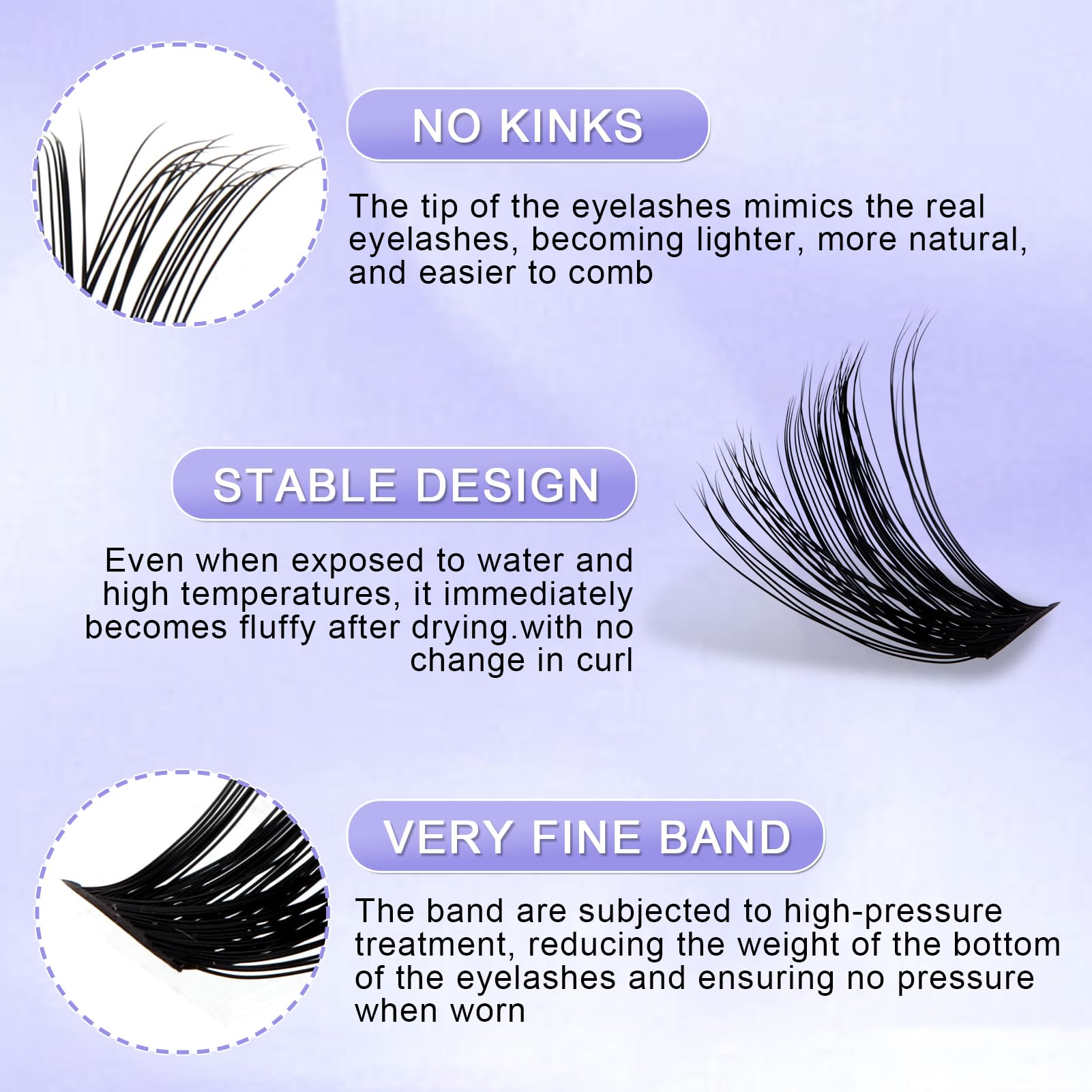 DIY lash Extension Kit 60D+80D Lash Cluster Kit with 240 PCS C/D Curl 12-16mm Mixed,Individual Lashes Clusters Lash Band and Sea