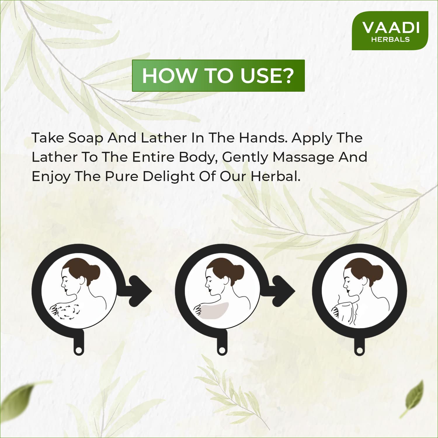 Vaadi Herbals Super Value Refreshing Lemon and Basil Soap, 75gms x 6