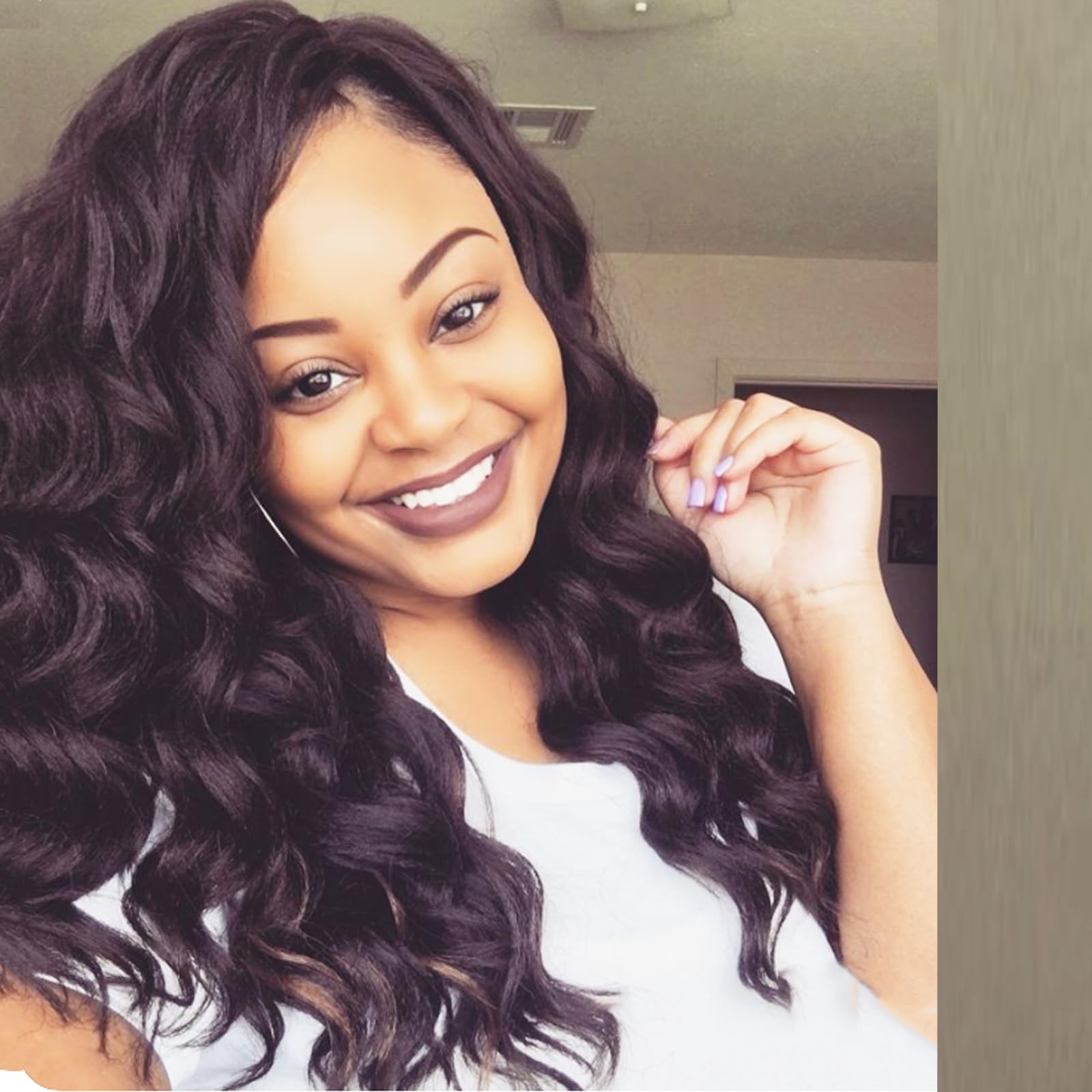 7 Packs Ocean Wave Crochet Hair Pre Looped 14 Inch Shoulder Length Braiding Hair Deep Wave Wavy Ocean Wave Crochet Braids Synthe