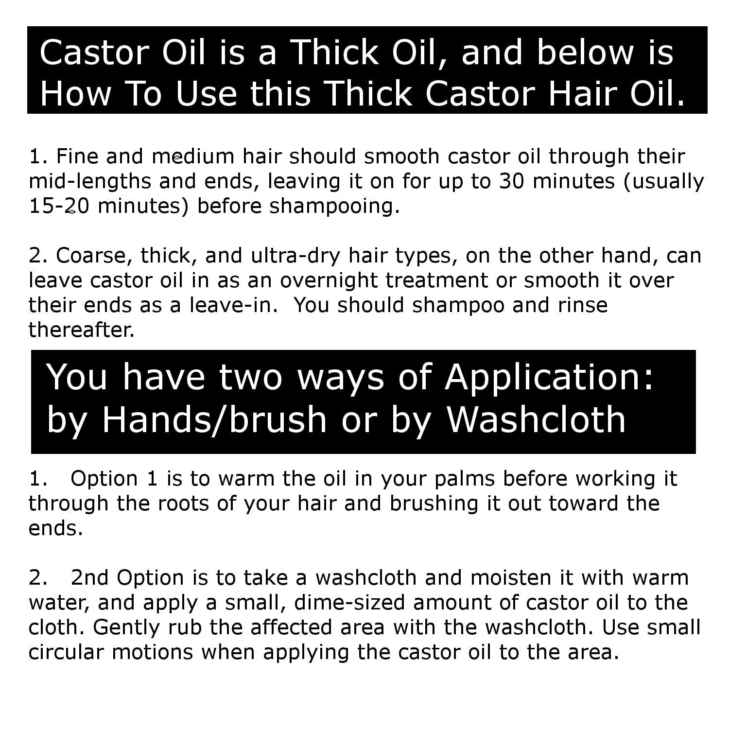 Essentially KateS Castor Oil - 100% Pure & Natural, Cold Pressed, 16 Fl Oz Glass Bottle with Pump
