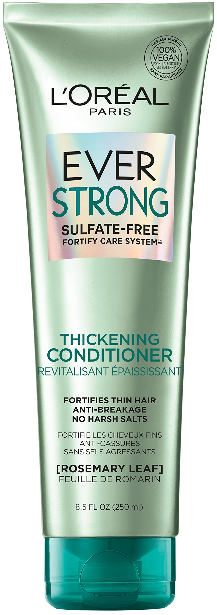 Loral Paris Everstrong Thickening Sulfate Free Conditioner, Thickens + Strengthens, For Thin, Fragile Hair, With Rosemary Leaf,