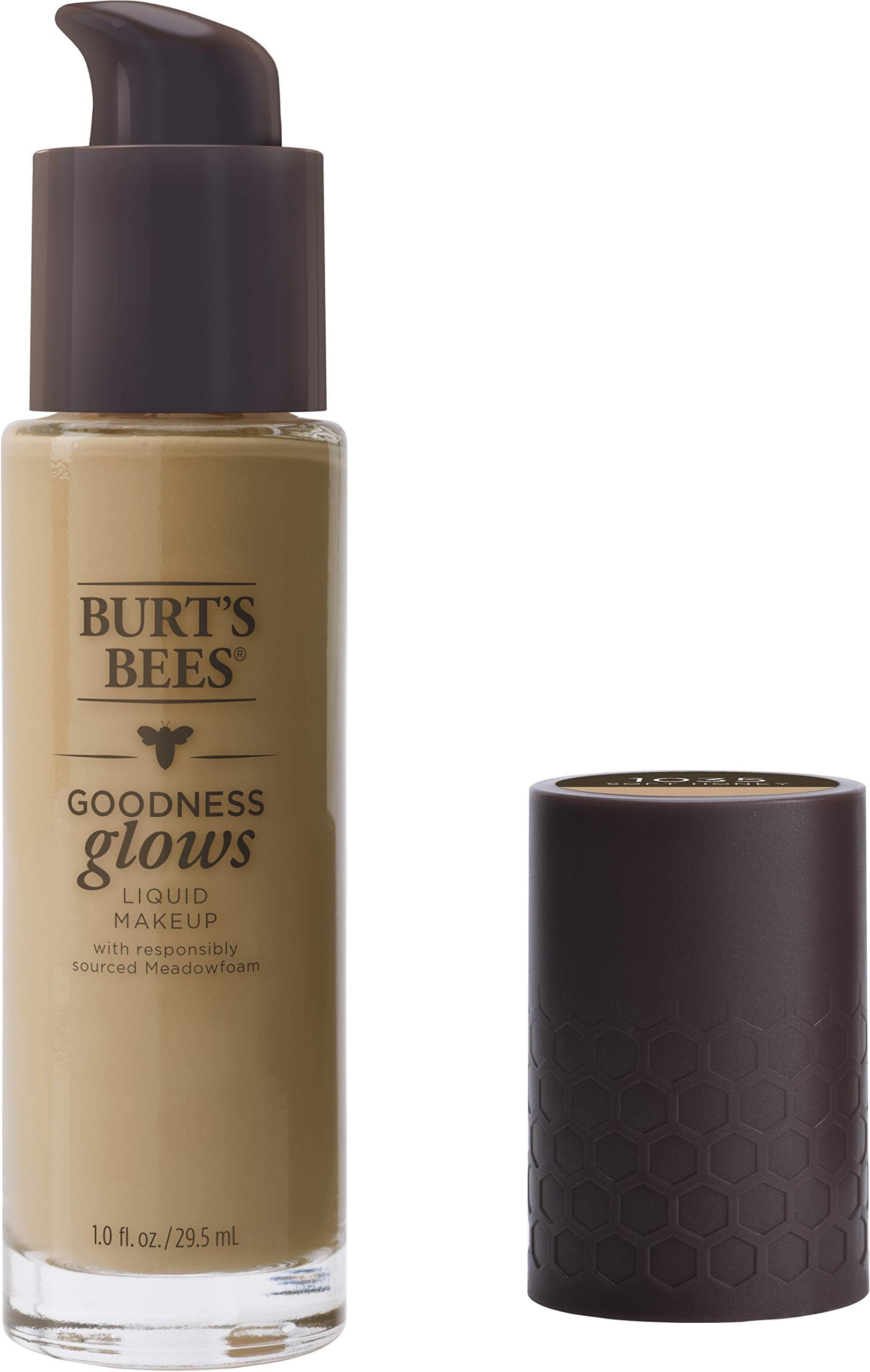 Burts Bees Goodness Glows Liquid Makeup, Soft Honey - 1.0 Ounce (Pack of 2)