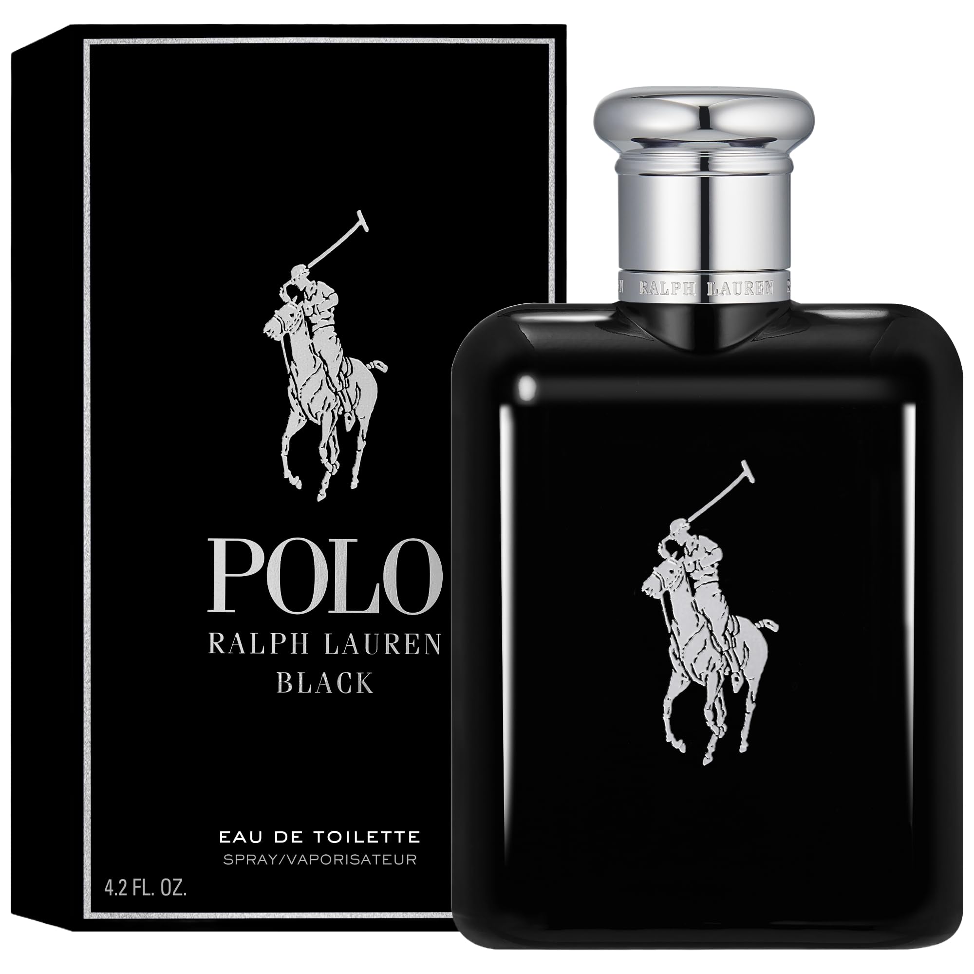 Polo Black By Ralph Lauren, 4.2 Oz Eau De Toilette Spray For Men