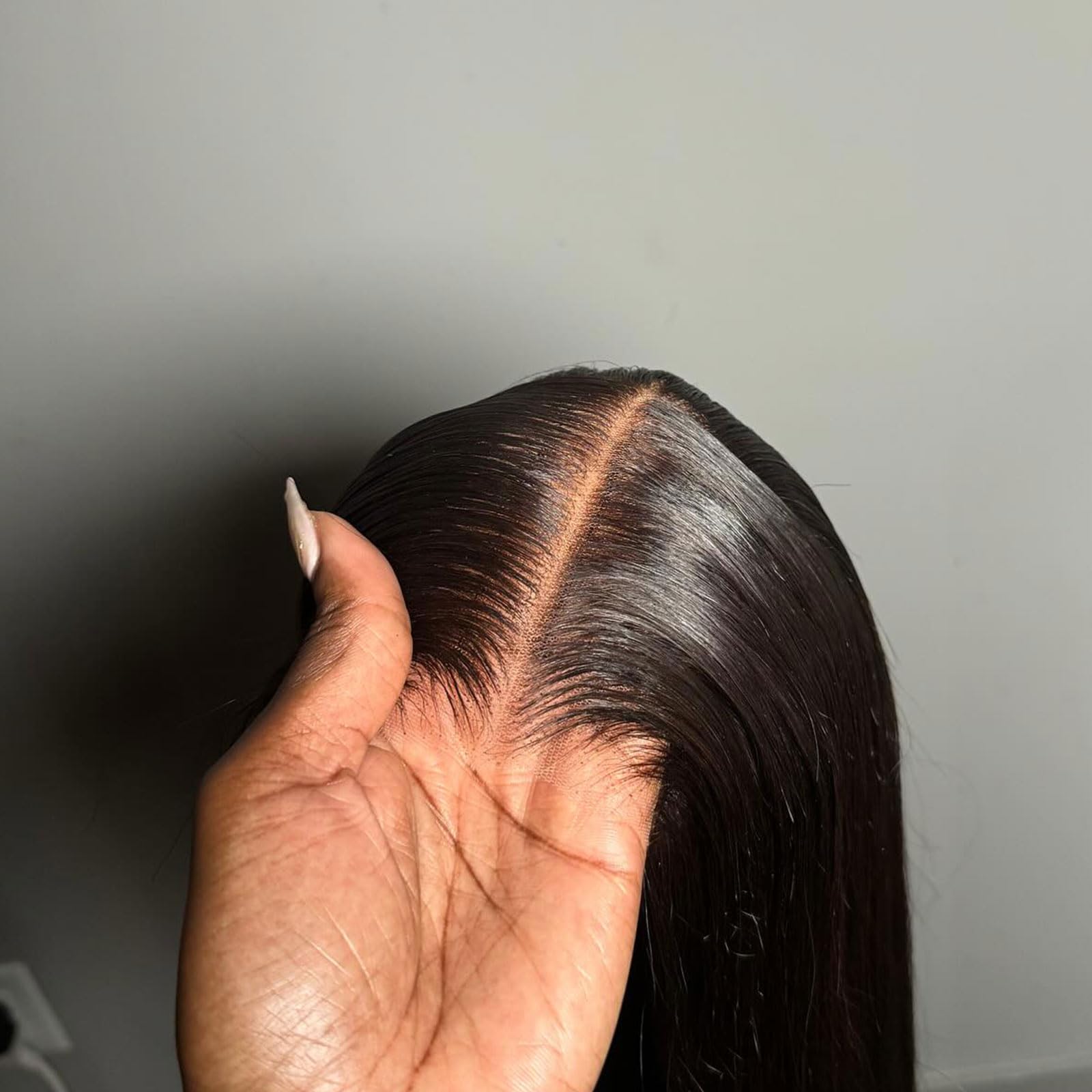 Beeos 5X5 Wear And Go Skinlke Real Hd Lace Closure Wig, Pre-Everything 180% Density Straight Human Hair Wigs Pre-Cut Lace Pre-Pl