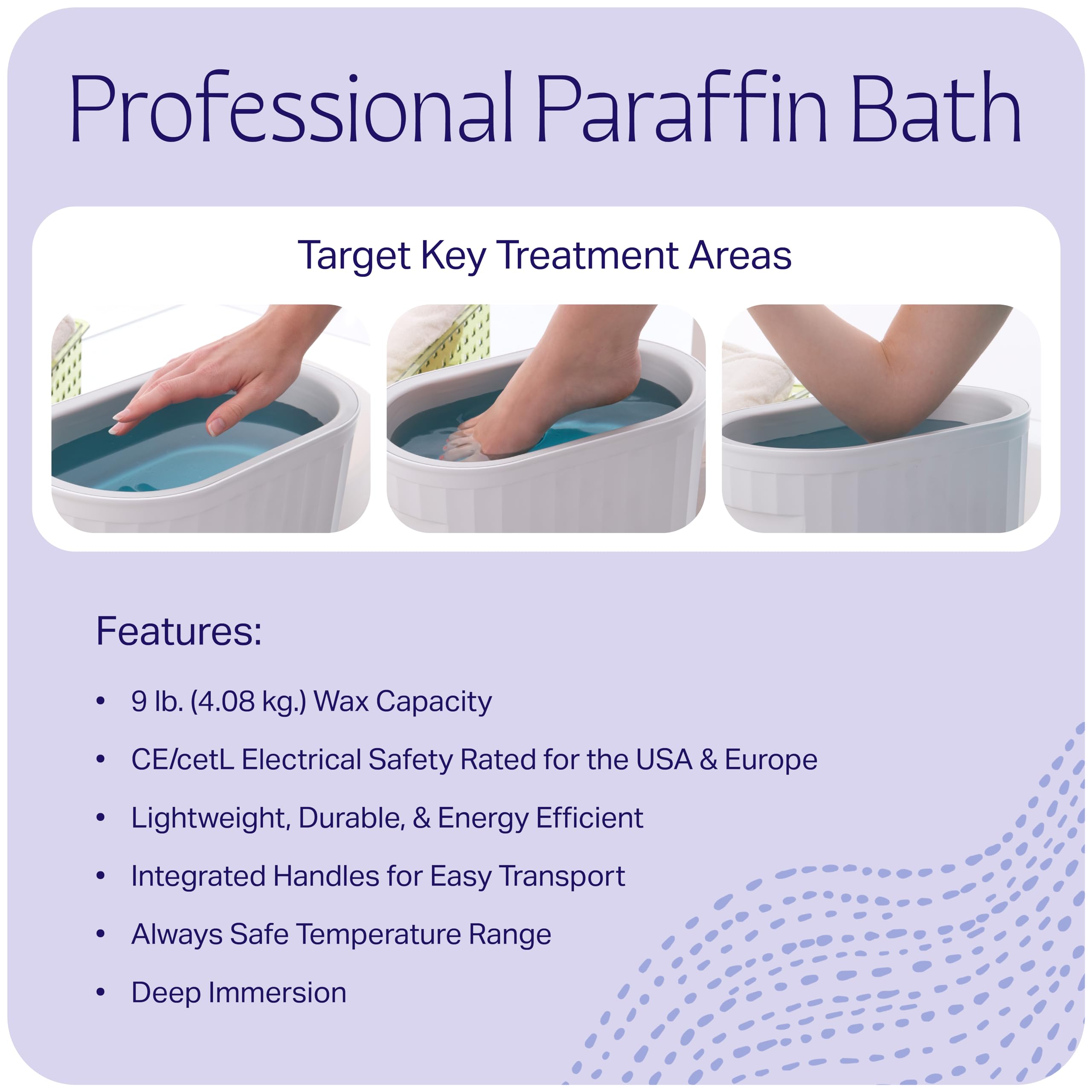 Therabath Professional Thermotherapy Paraffin Bath - Arthritis Treatment Relieves Muscle Stiffness - For Hands, Feet, Face And B