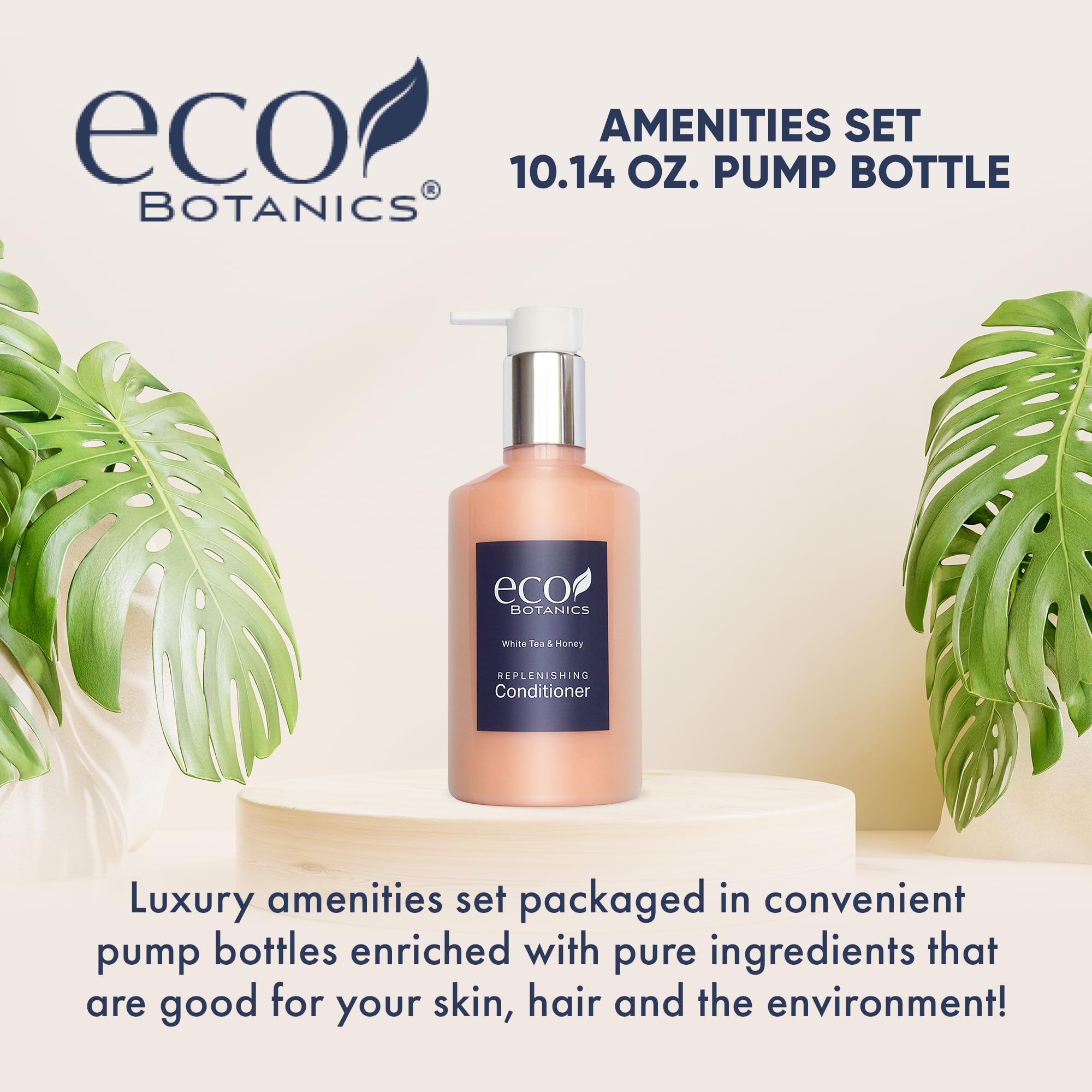 Terra Pure | Eco Botanics Conditioner, Retail Size Hotel Amenities, 10.14 Oz. (Single)