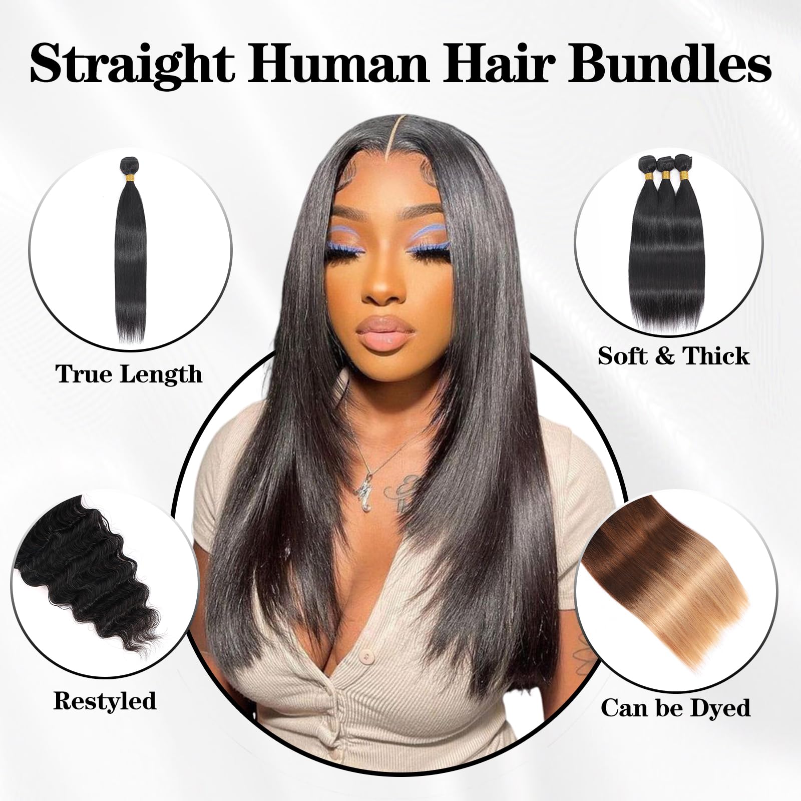 Fashion Vila Brazilian Virgin Straight Hair One Bundles 18 Inch 100% Unprocessed Virgin Remy Hair Straight Human Hair Bundles Na