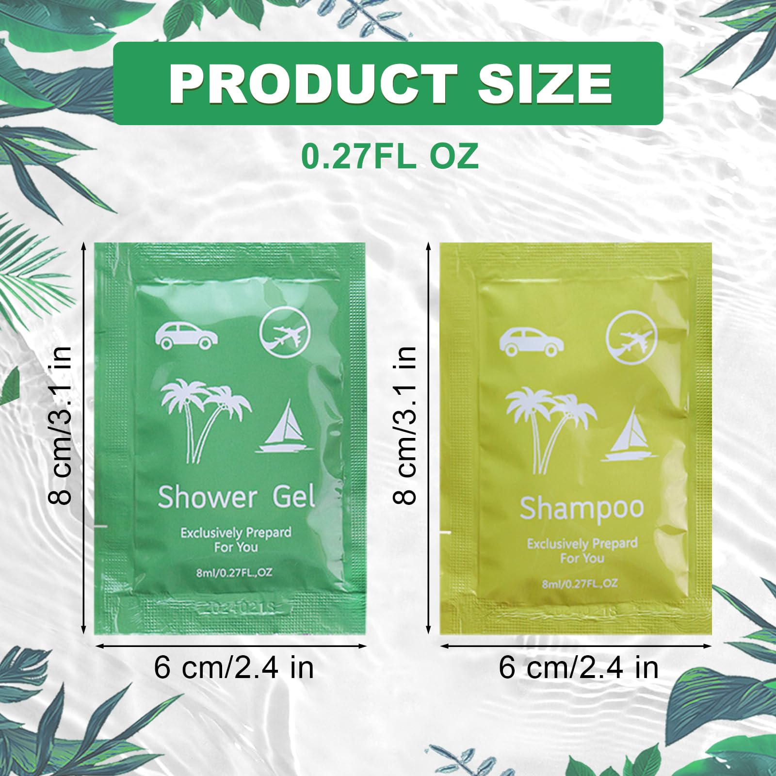 Bulk Hygiene Kits for Homeless ,Travel Size Body Wash and Shampoo Bulk 0.28fl Oz,Travel Size Shower Gel Set,Shampoo Bulk Travel