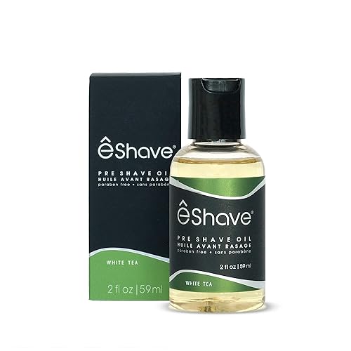 eShave Pre Shave oil for men- protects from shaving irritation and razor burn- for smoothest shave and silky skin- All Natural S