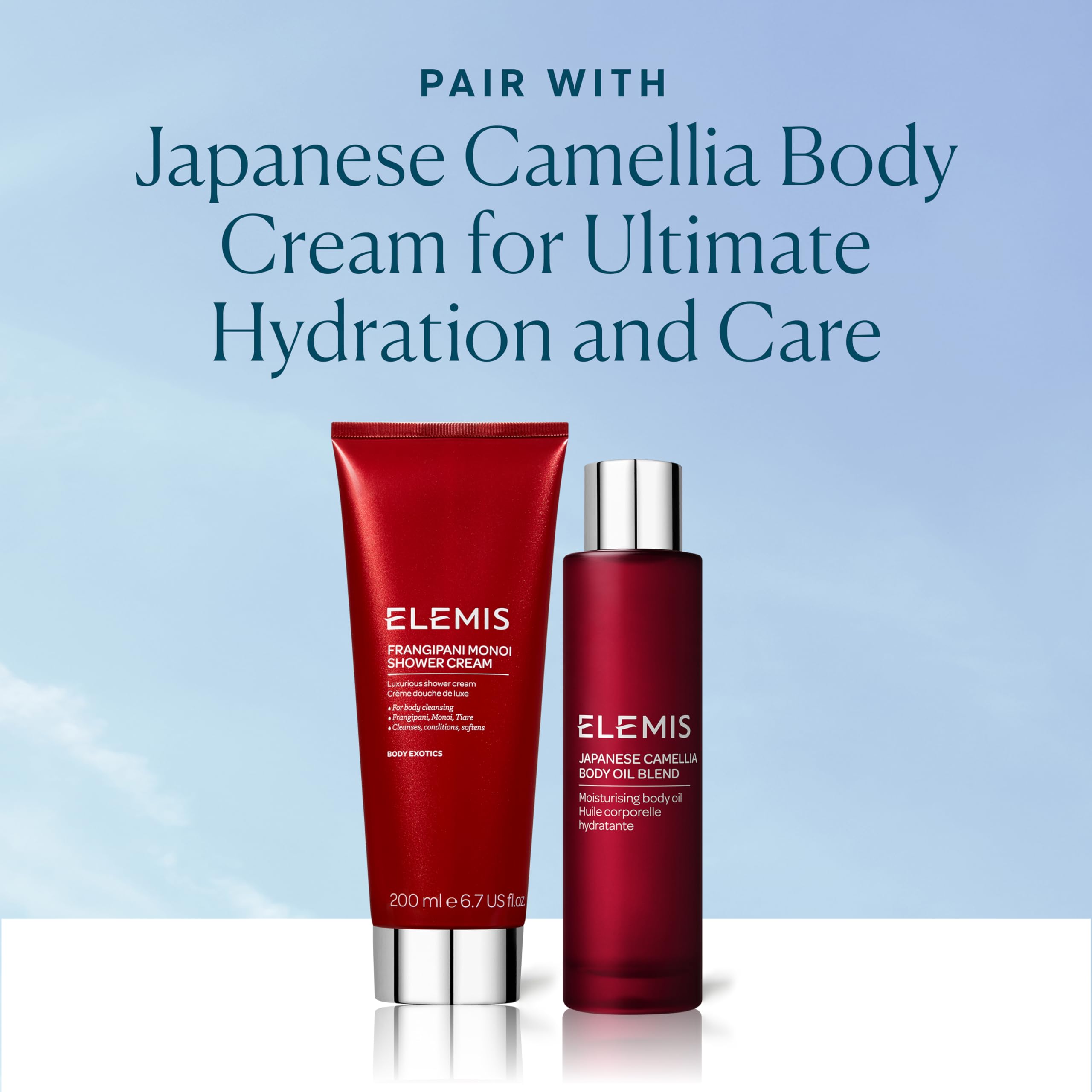 ELEMIS Japanese Camellia Body Oil Blend | Luxuriously Lightweight Body Oil Nourishes, Conditions, and Softens Pregnant and Postp