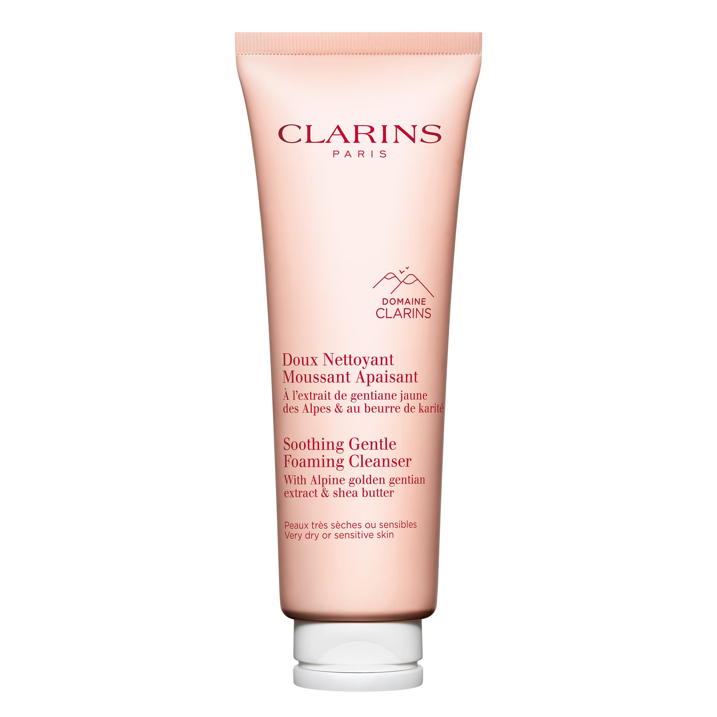 Clarins NEW Soothing Gentle Foaming Face Cleanser | Cleanses, Soothes, and Comforts | Contains Nourishing Shea Butter | Soap-Fre