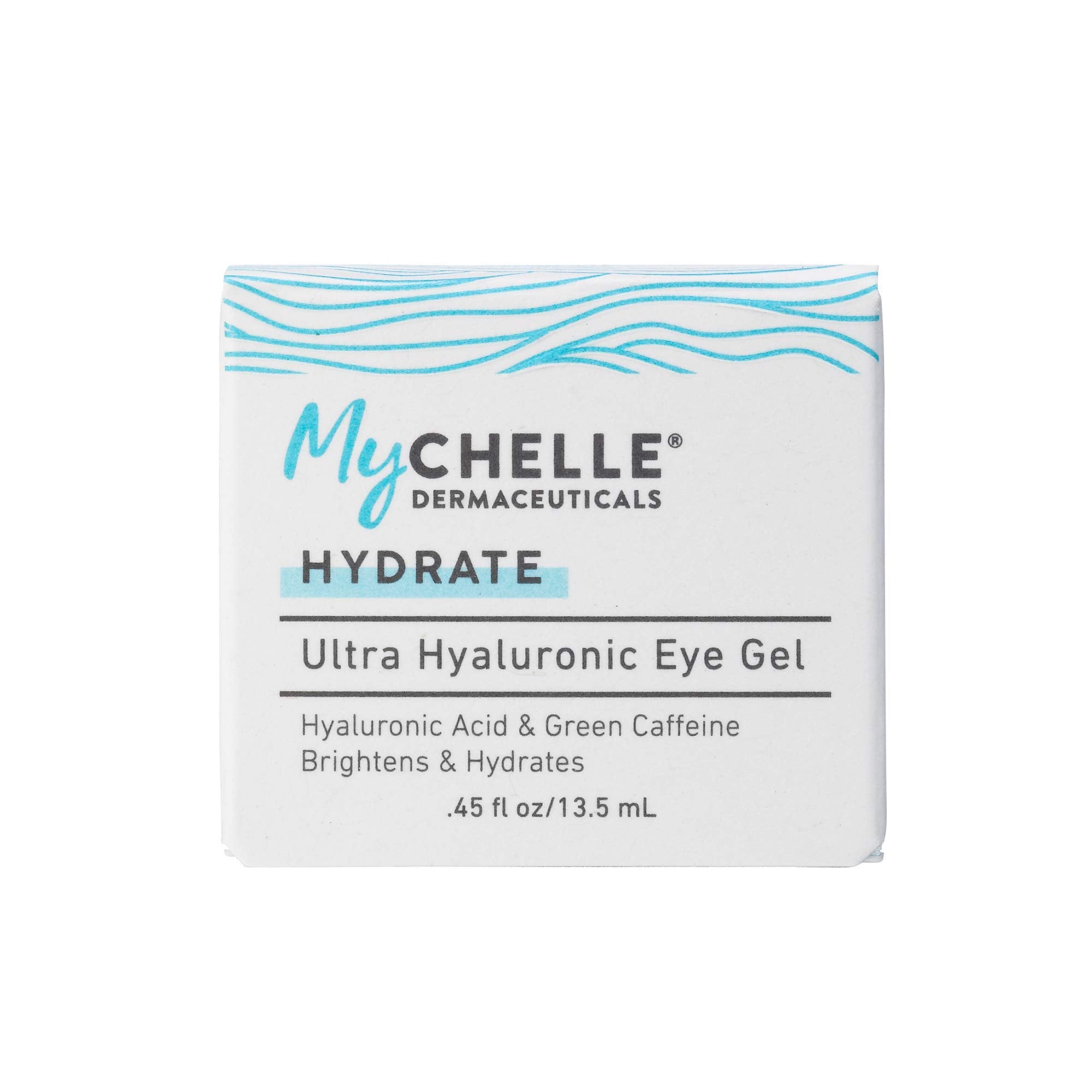 Mychelle Dermaceuticals Ultra Hyaluronic Eye Gel (0.45 Fl Oz) - Rich Hydration For Dry Skin With Vegan Hyaluronic Acid, Help Plu