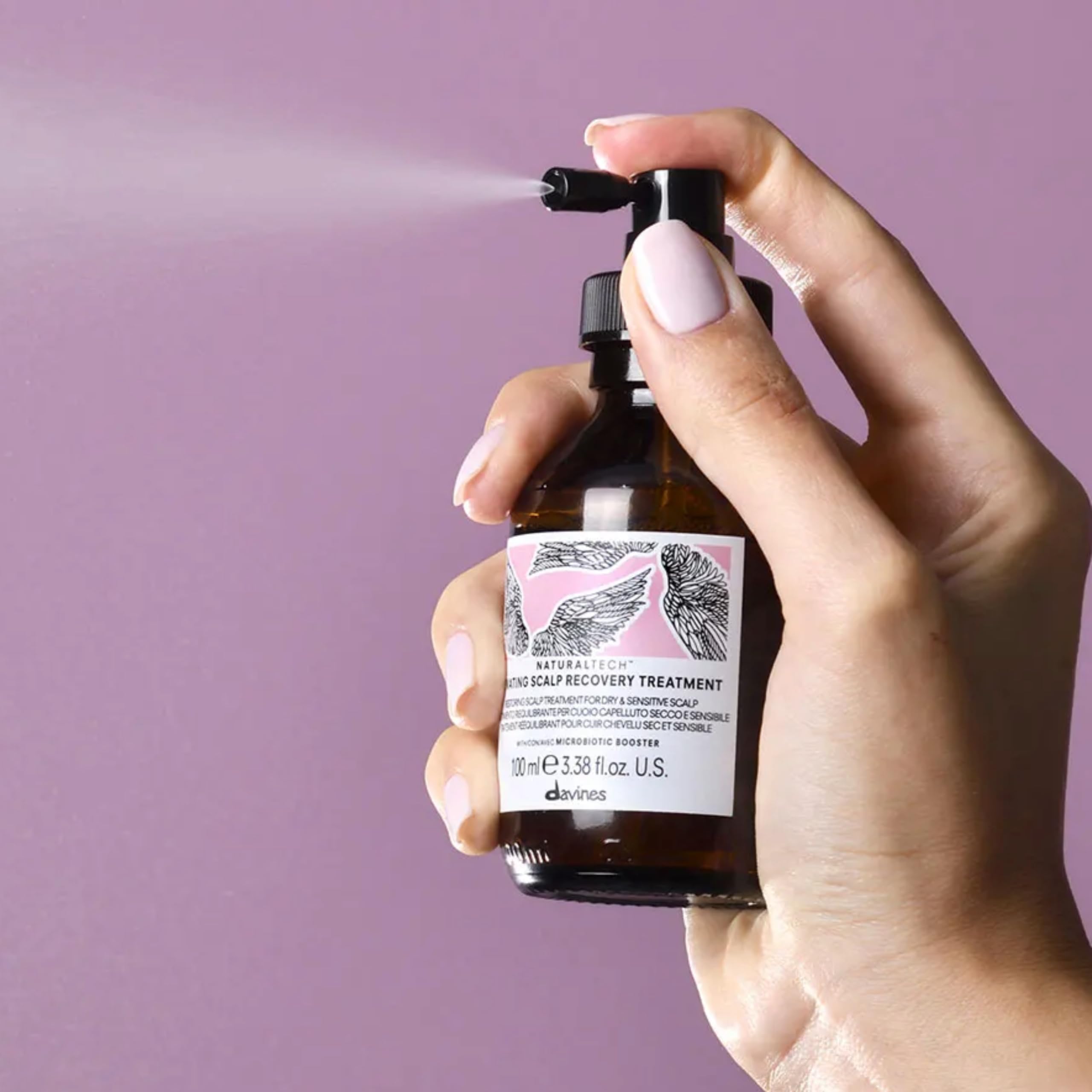 Davines Naturaltech ELEVATING Scalp Recovery Treatment, Leave-On Treatment For Sensitive And Dehydrated Scalp, Help To Reduce It