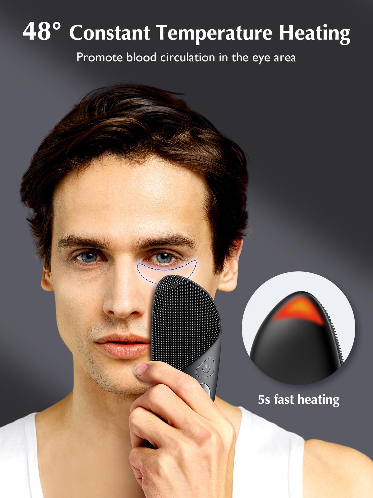 Face Scrubber Facial Cleansing Brush: Coslus Ipx7 Waterproof Rechargeable Face Brush, 4 Cleansing Modes With Eye Protection, Ele