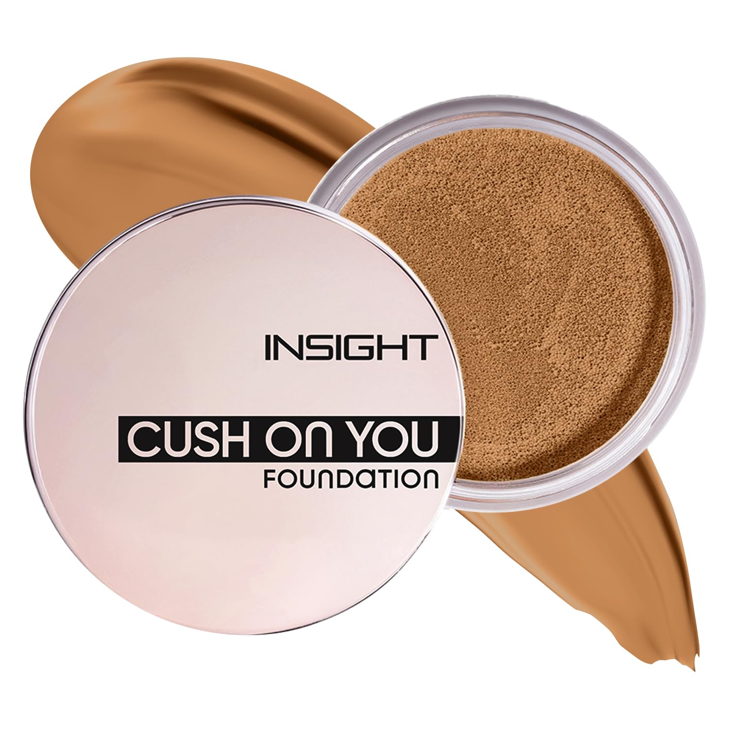 Insight Cosmetics Cush On You Foundation Mocha Glow | Lightweight Liquid Foundation For Smooth Natural Finish | Buildable Covera