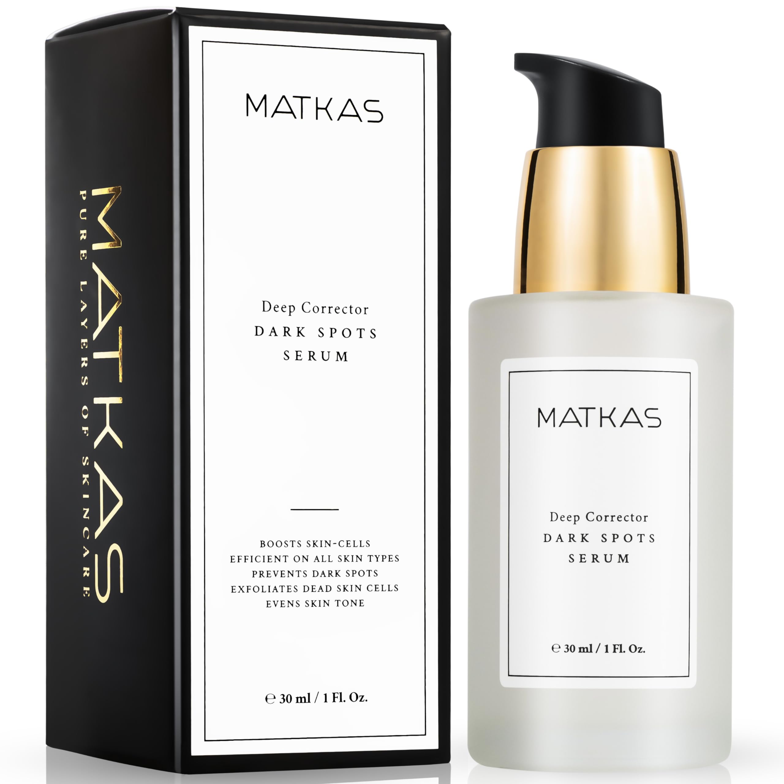 Matkas Korean Dark Spot Remover For Face Serum - For Uneven Skin Tone, Hyperpigmentation Treatment, Dark Spot Corrector, Discolo
