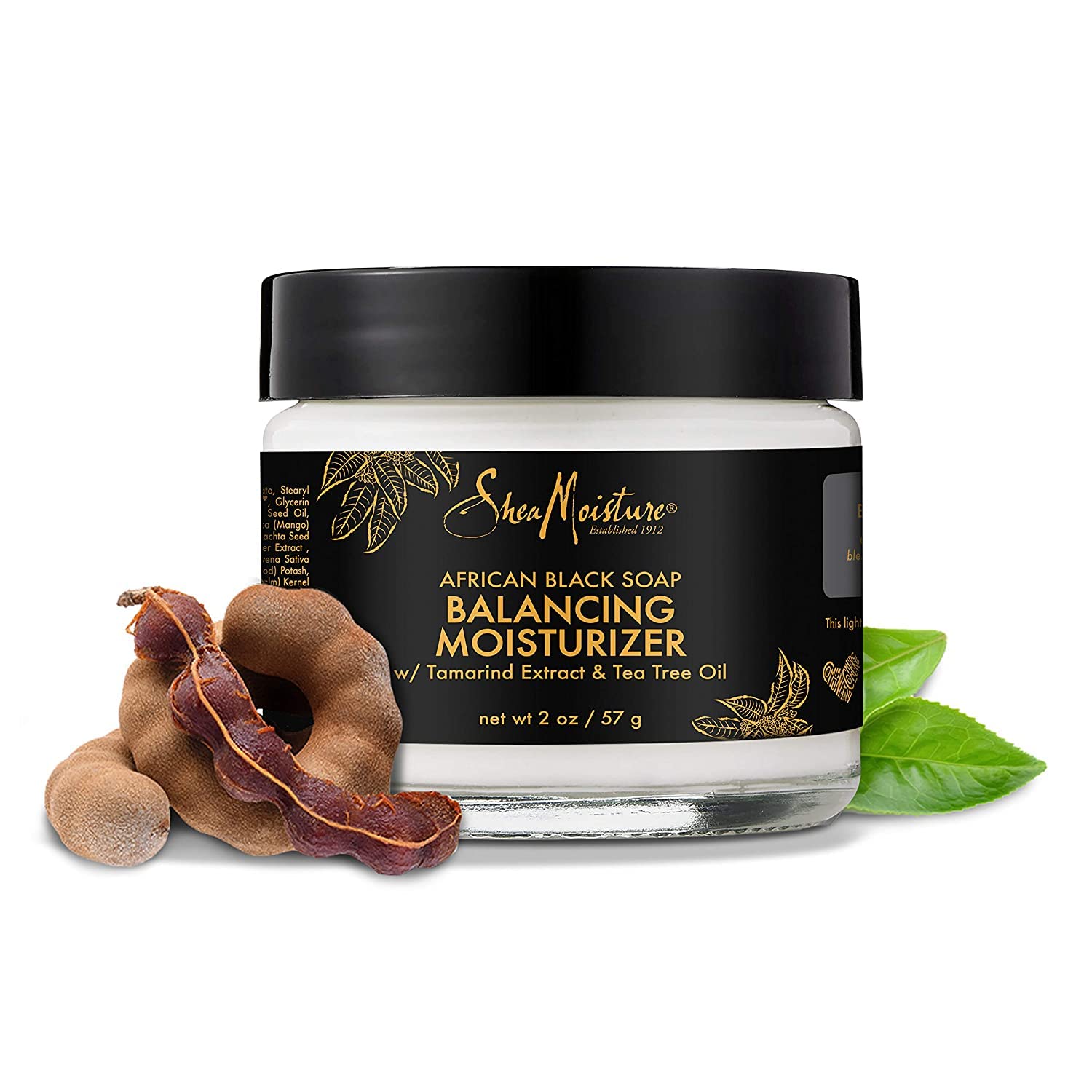 SheaMoisture Skin Care, Face Moisturizer, Authentic African Black Soap Balancing Moisturizer for Acne & Blemish Prone Skin, Tama