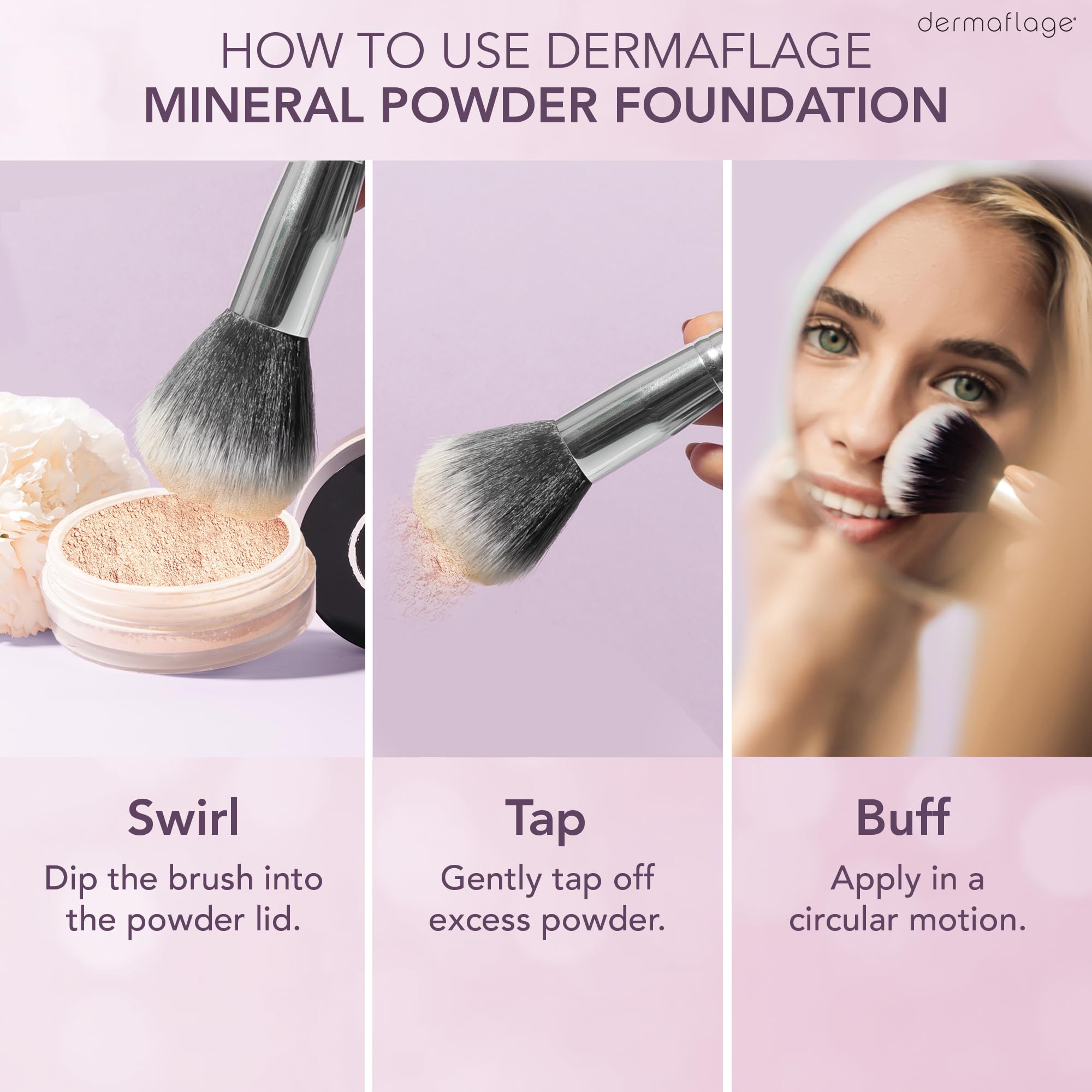 Mineral Powder Foundation for Sensitive Skin, Powder Sunscreen with SPF 26, All Natural Ingredients, Anti-oxidant protection, Ma