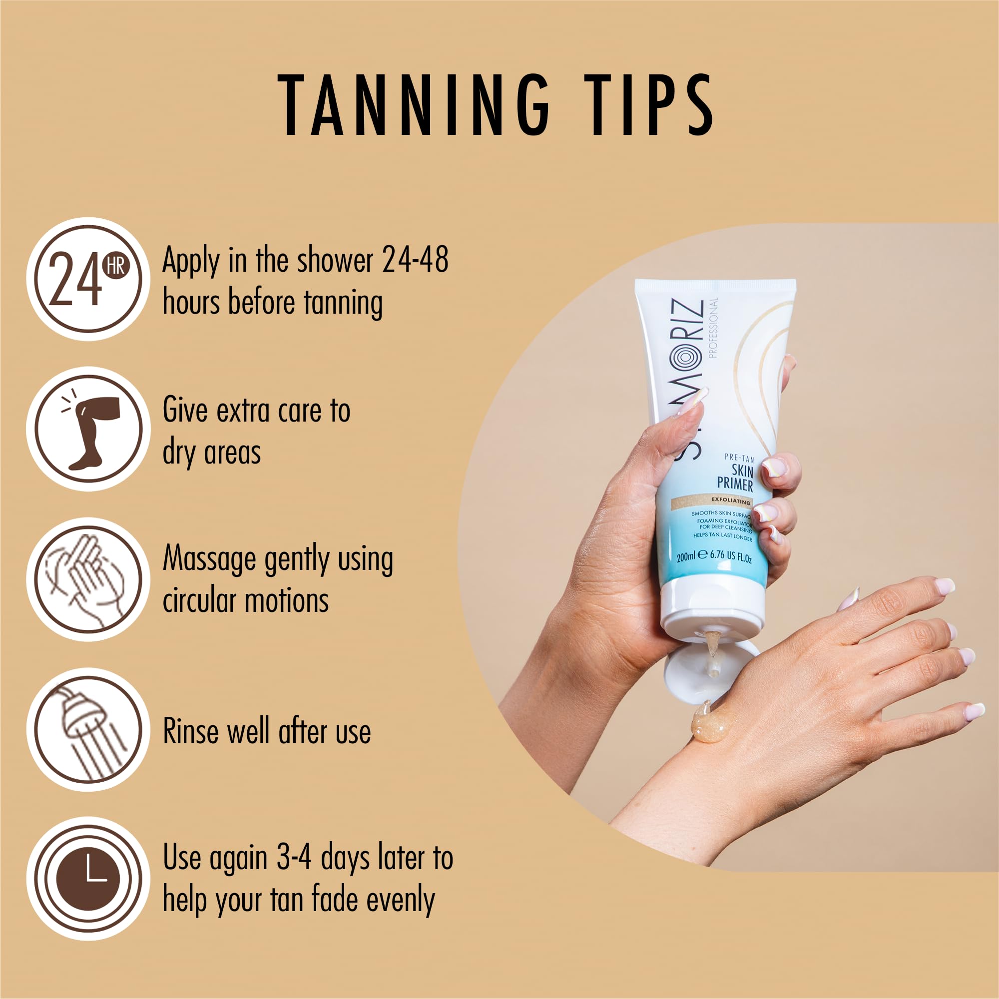 St Moriz Skin Primer Advanced Pro Formula 200ml