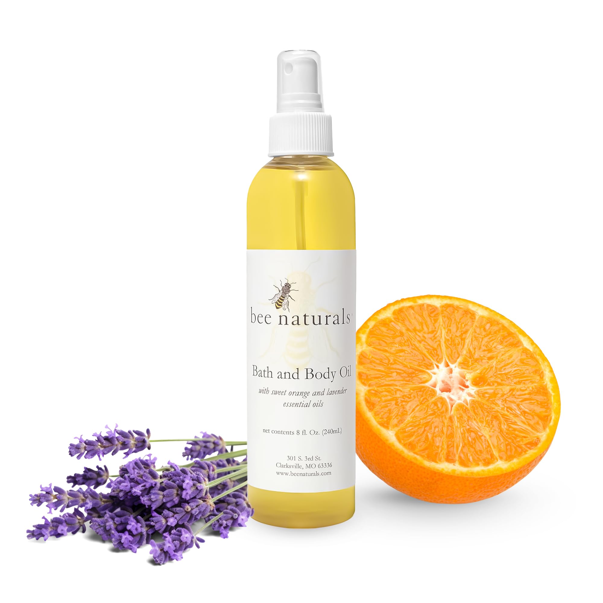 Bee Naturals, Bath & Body Oil, 8 Fl Oz
