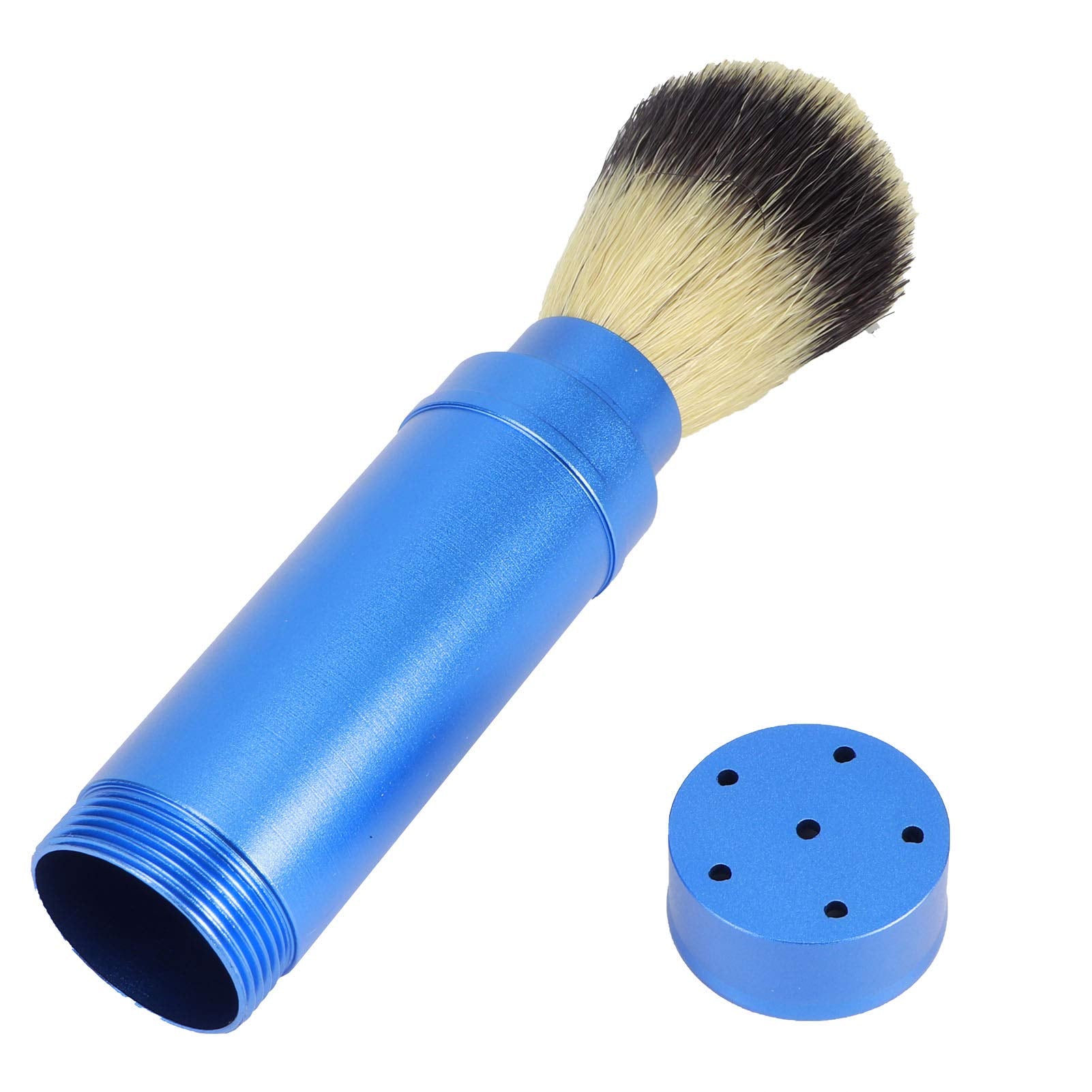 Shaving Brush for Men for Wet Shave with Cream and Soap, Portable Beard Brush, Suitable for Safety and Straight , Ideal Fathers