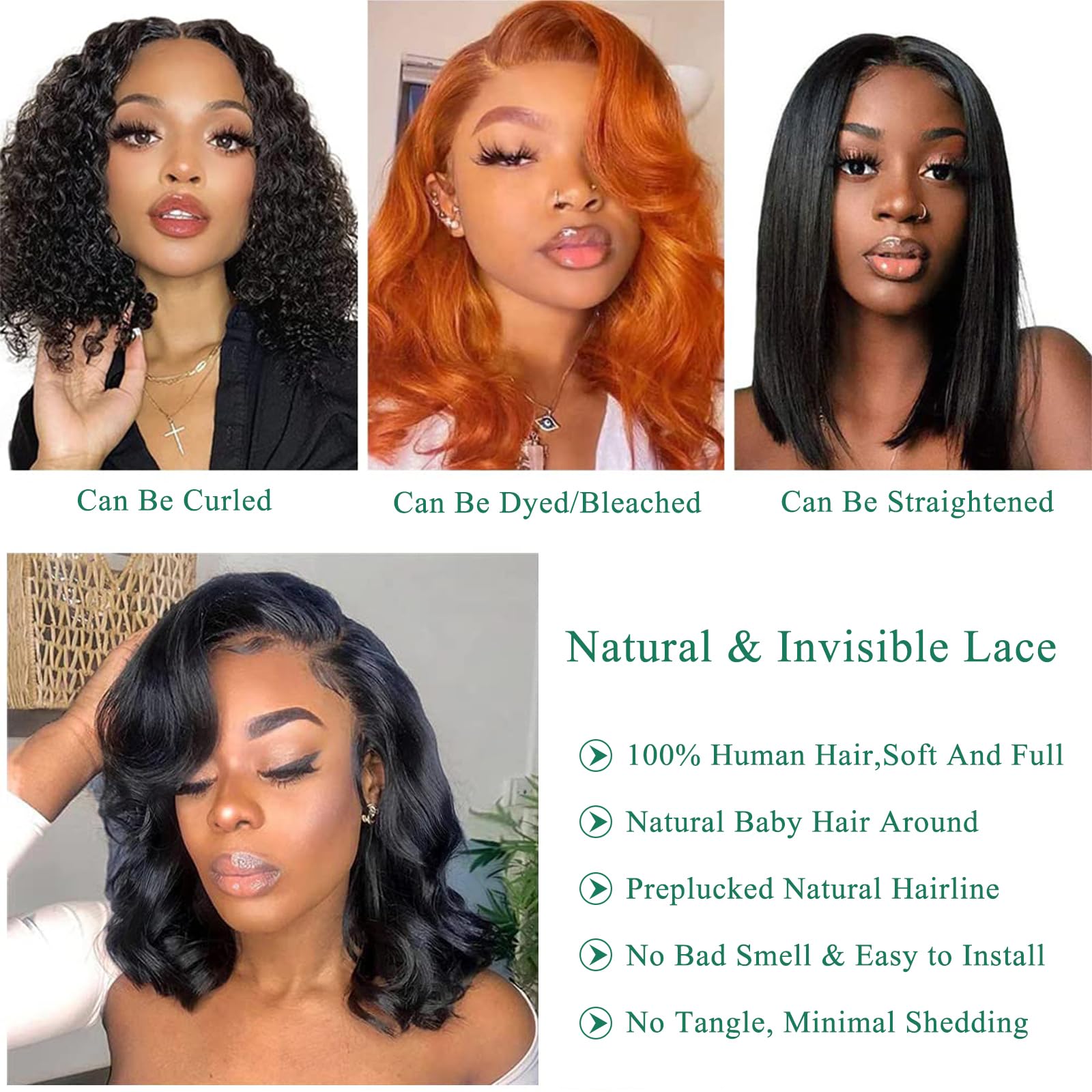 Douyin Bob Wig Human Hair 13X4 Frontal Lace Wig Body Wave Hd Lace Front Wigs Human Hair Pre Plucked Glueless Bob Wigs For Women