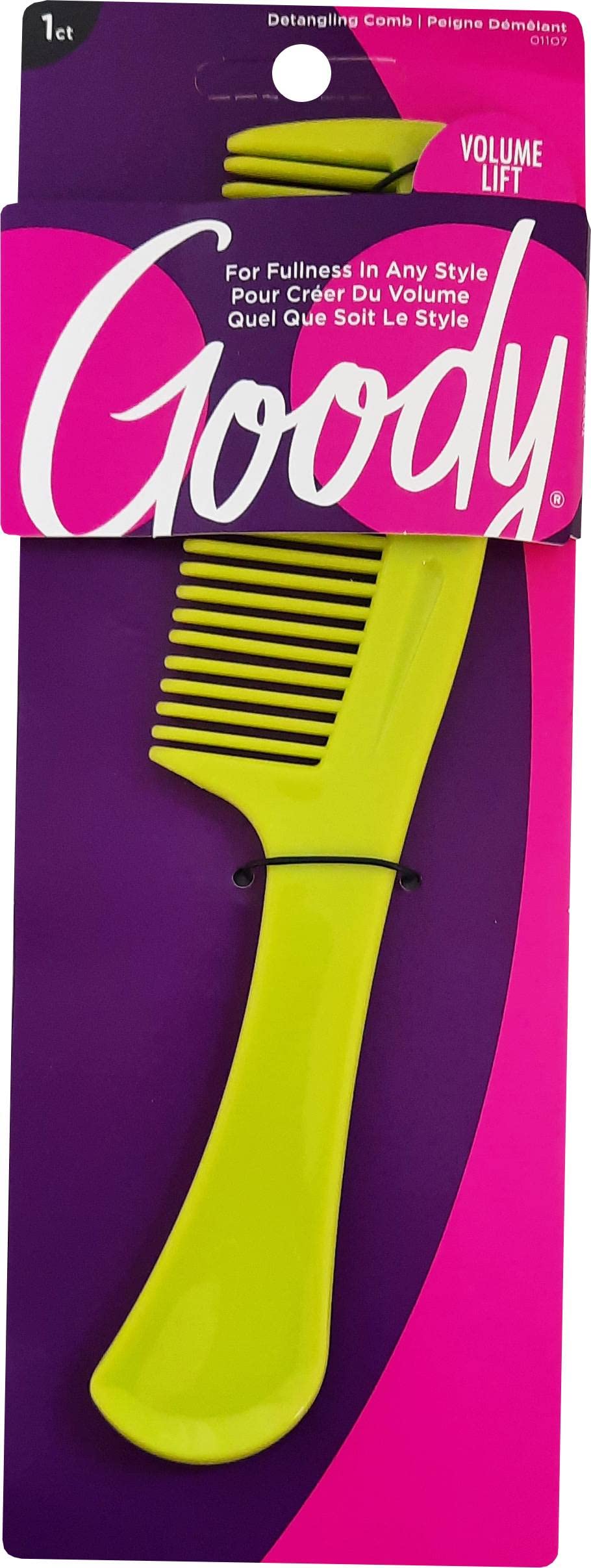 Goody Styling Essentials Detangling Hair Comb - Suitable For All Hair Types - Fine Tooth Comb Detangles Wet or Dry Hair - Hair A
