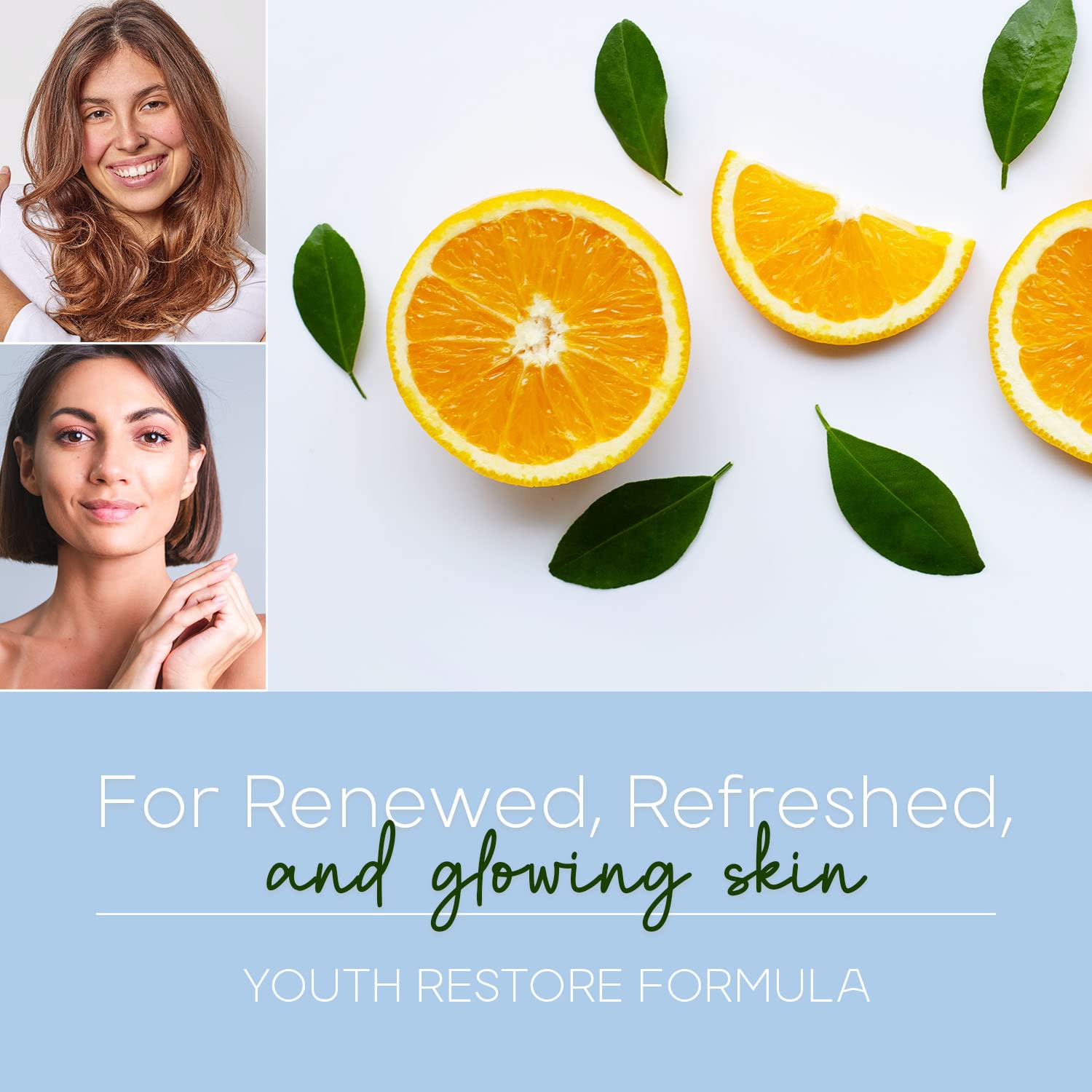 Skin Aesthetics Vitamin C & Collagen Sheet Face Mask - Reduce Wrinkles & Age Spots, Moisturizes, Hydrating & Advanced Brightenin