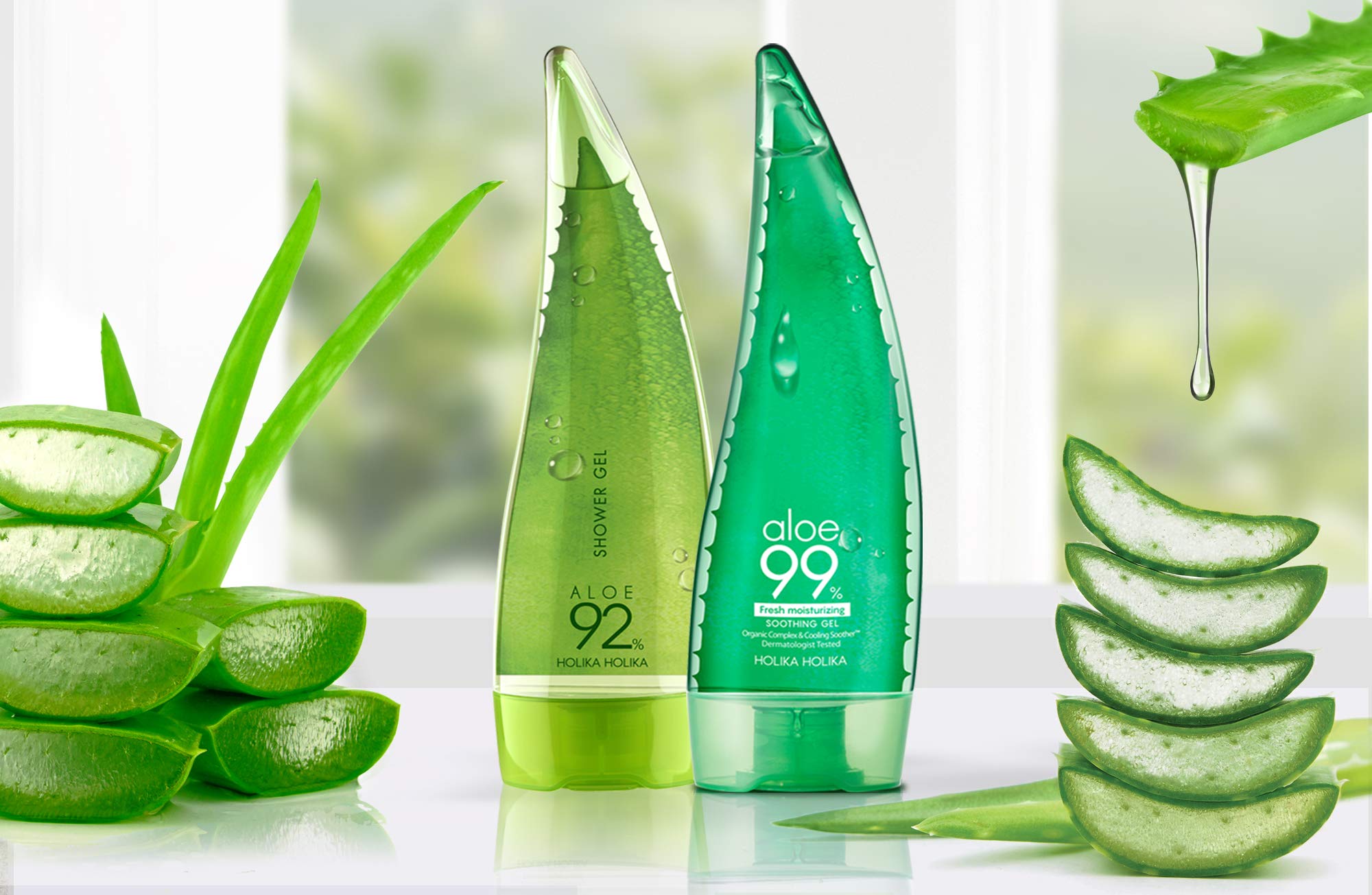 Holika Holika Aloe 92% Shower Gel, 8.5 Ounce