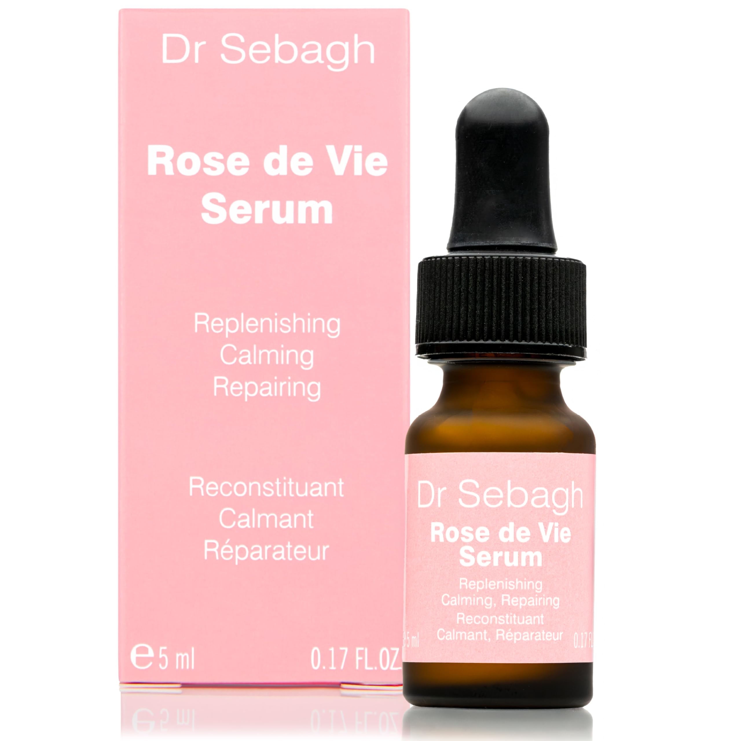 Dr Sebagh Rose de Vie Serum - 0.17 fl oz - Award-Winning Nourishing Anti-Aging Formula - Use with Dry, Mature, or Sensitive Skin