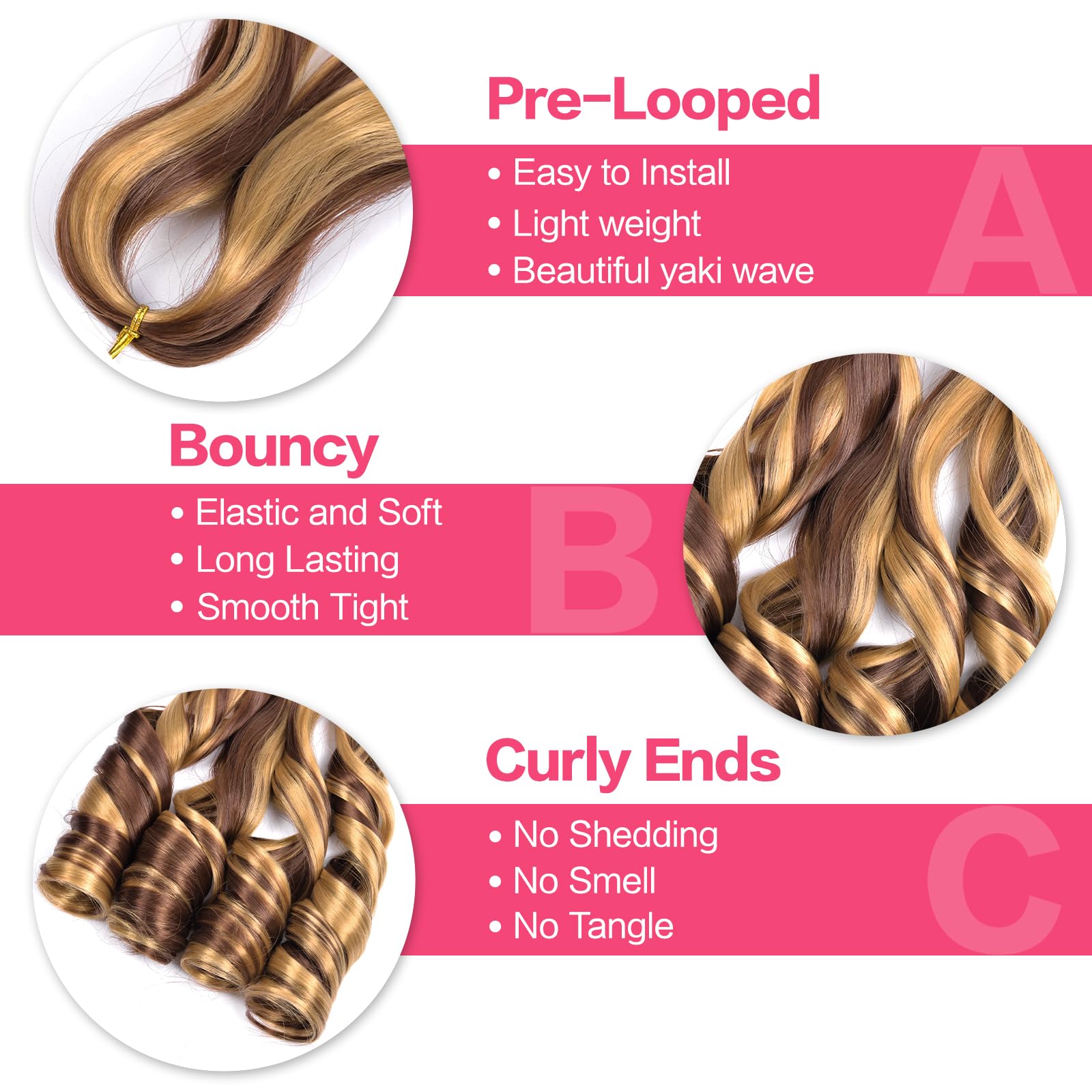 12 Inch French Curly Braiding Hair 27/33 Short French Curl Braiding Hair With Curly Ends Hair Extensions Braids Crochet Hair For