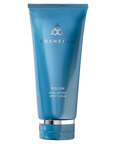 COSMEDIX Polish Dual-Action Body Scrub, 6.3 oz