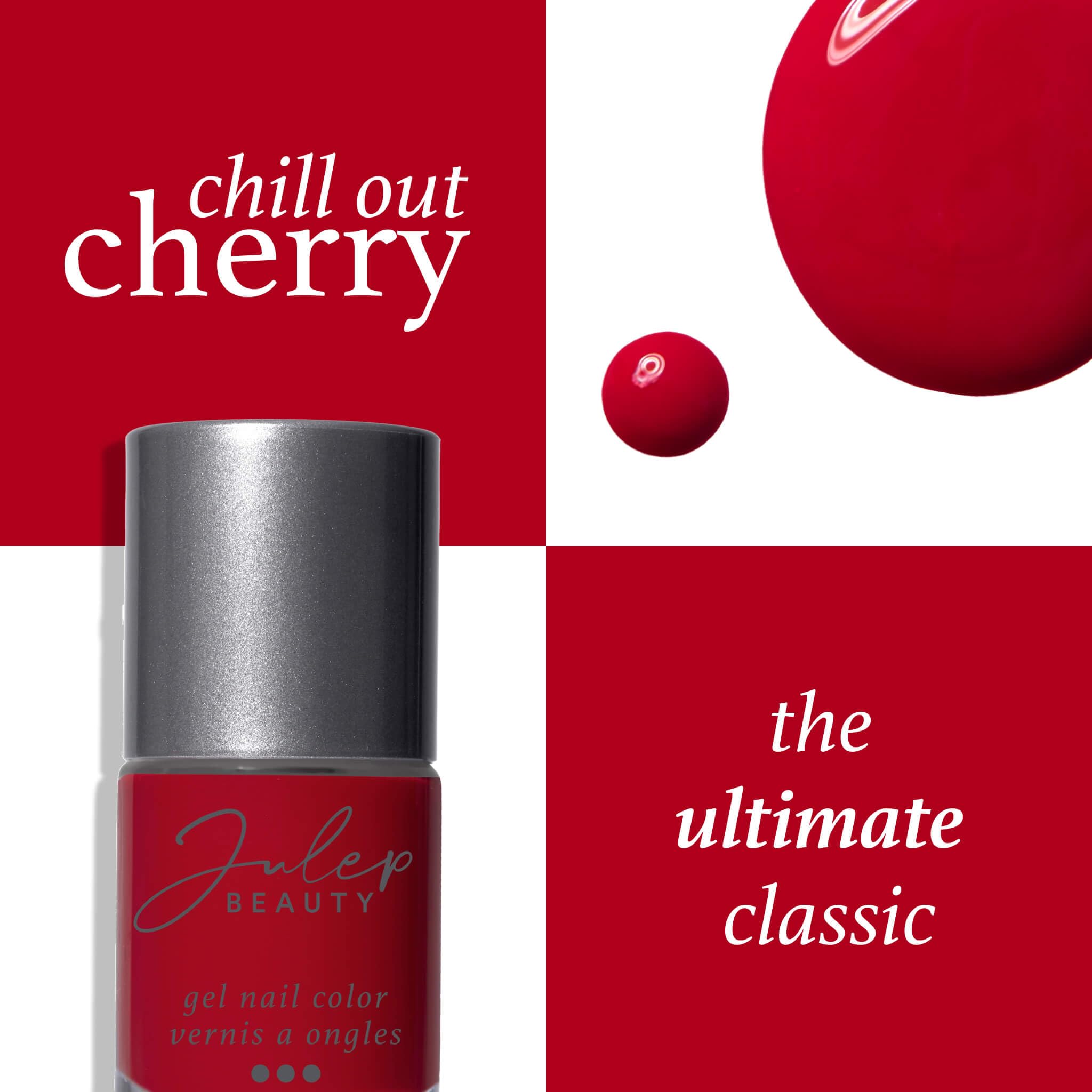 Julep Quick-Dry Gel Nail Polish, Long Lasting, Air Dry Formula, No Uv/Led Lamp Needed, Vegan, Chip-Resistant - Chill Out Cherry