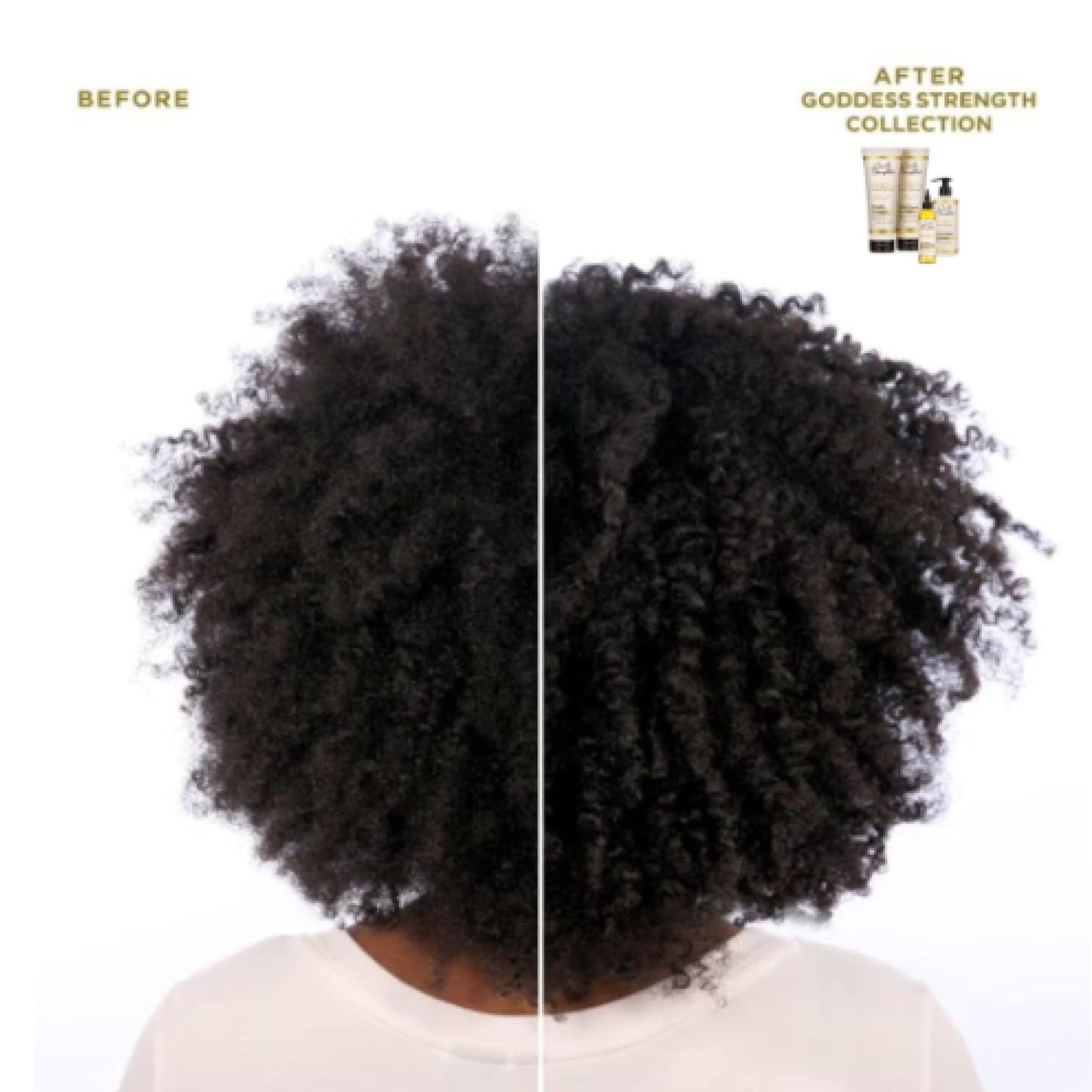 Carol's Daughter X Coco Gauff Goddess Strong Bundle: Hair Care Kit with Shampoo, Conditioner, Leave-In Treatment and Scalp Oil,