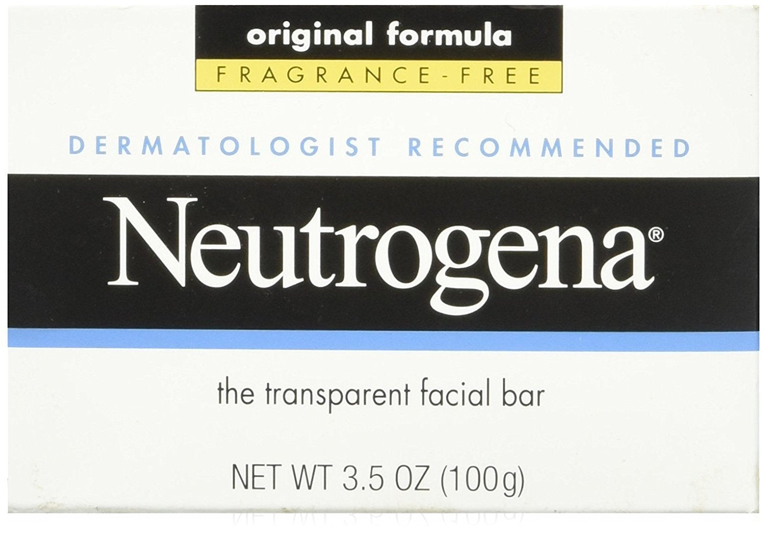 Neutrogena Fragrance-Free Bar Soap, 3.5 Ounce (Pack of 2) - Gentle Cleansing for Sensitive Skin