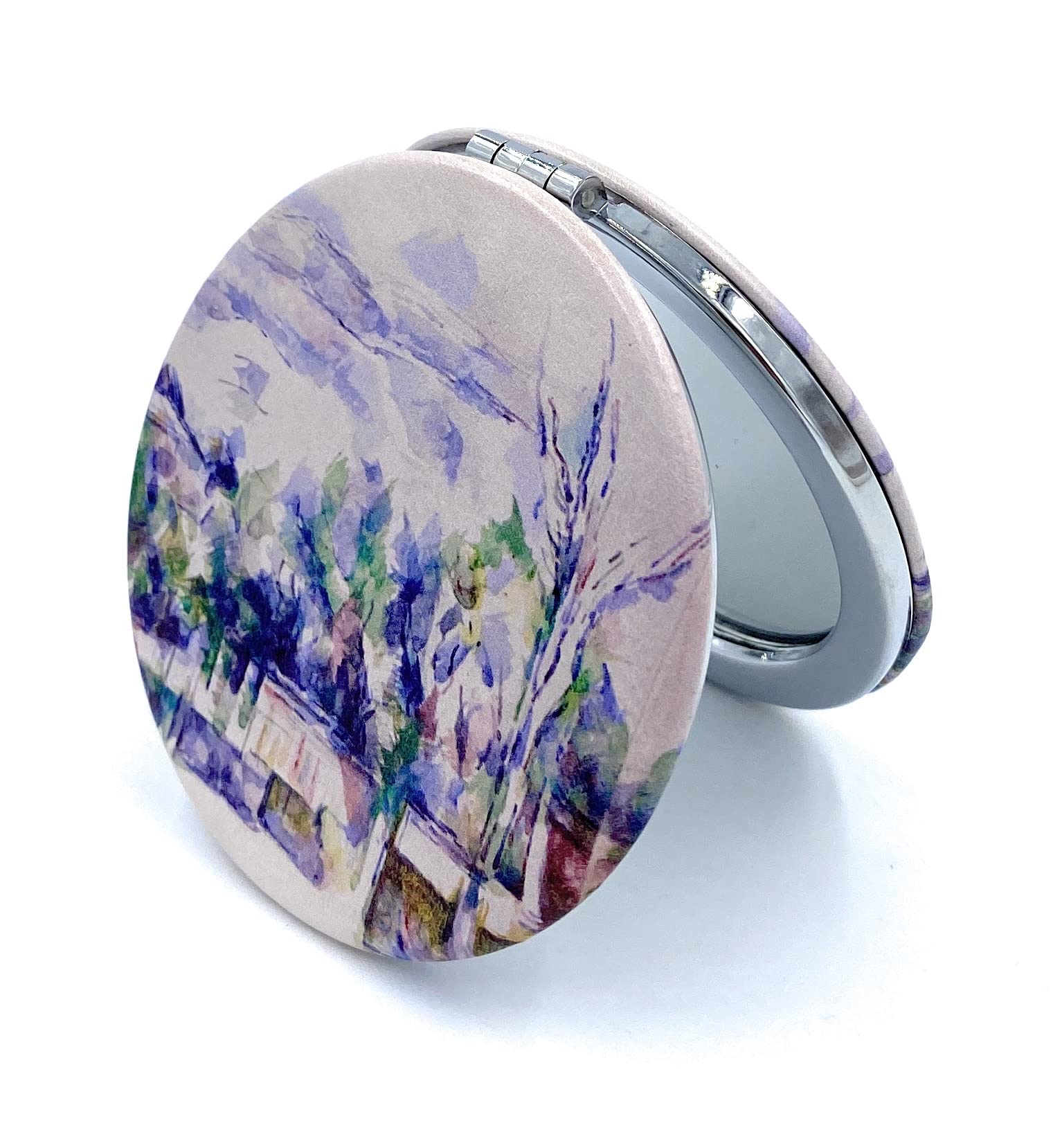 Aeisage Compact Mirror White Pocket Mirror Bulk For Kids Small Travel Mirror Paul Cezanne Art Print Unique Makeup Gift For Girls