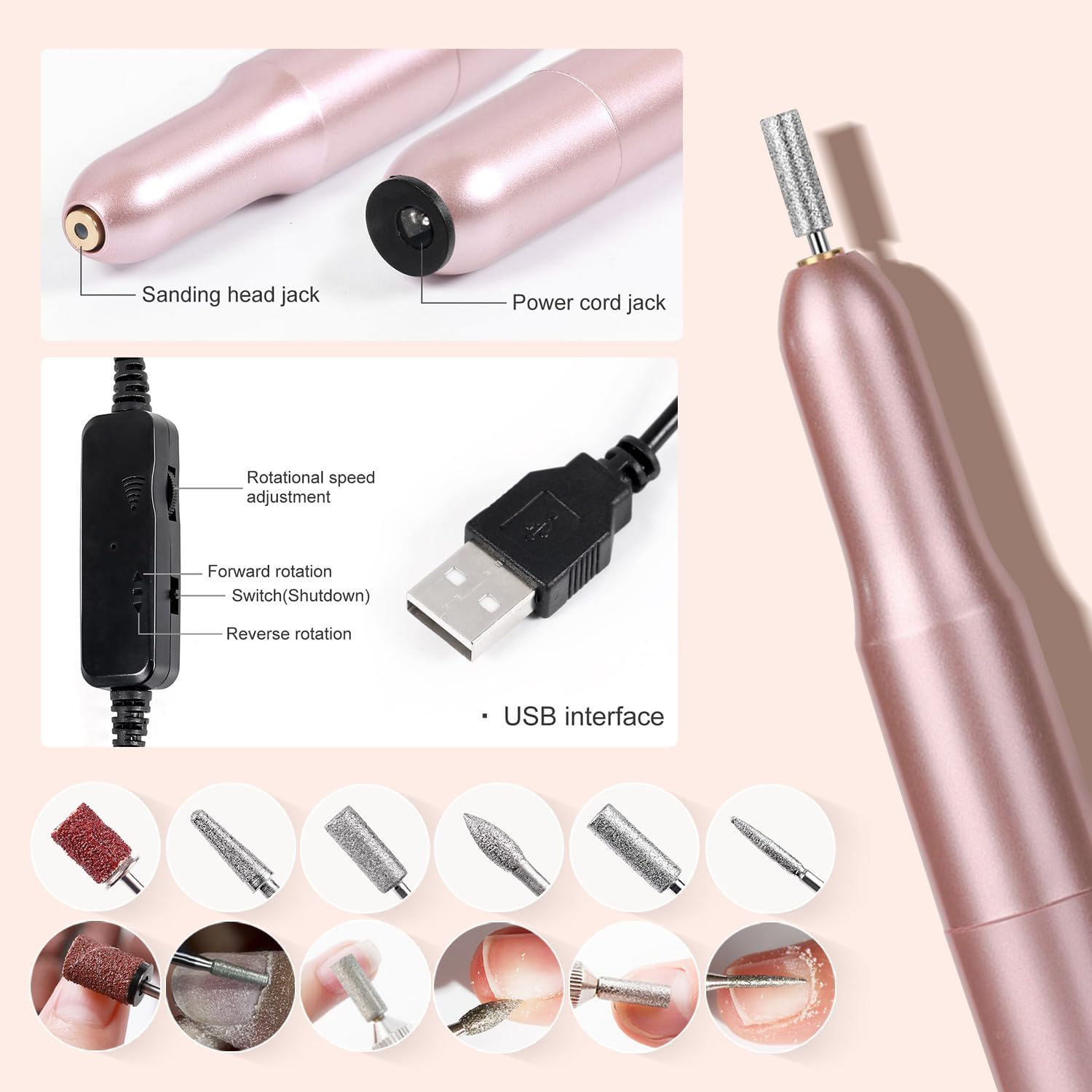 Acrylic Nail Kit With Liquid Monomer,6Colors Acrylic Powder,Uv Lamp Acrylic For Beginners With Everything Nail Supplies (White)