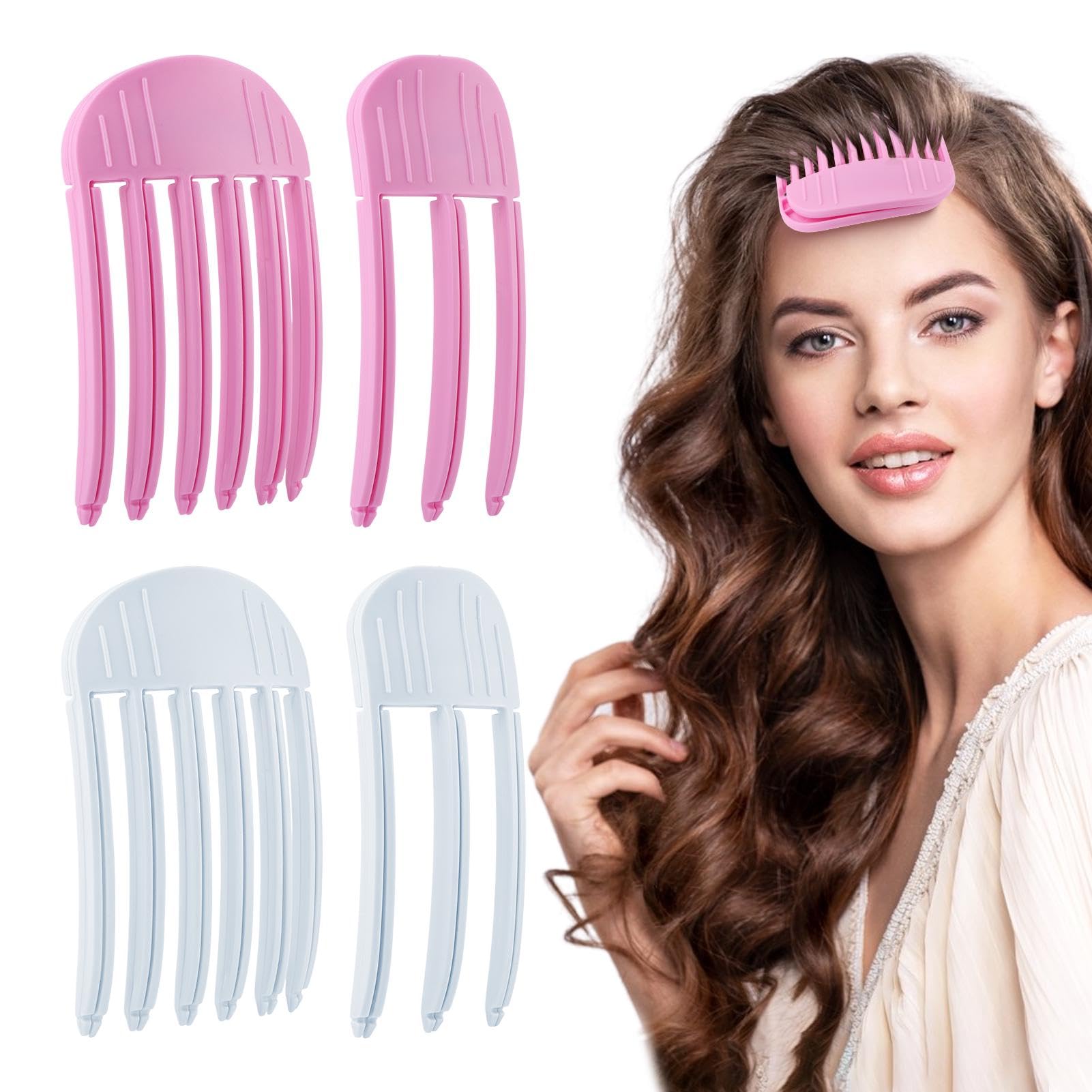 Saycker 4Pcs Volumizing Hair Clips,Root Clips for Curly Hair Volume Lift