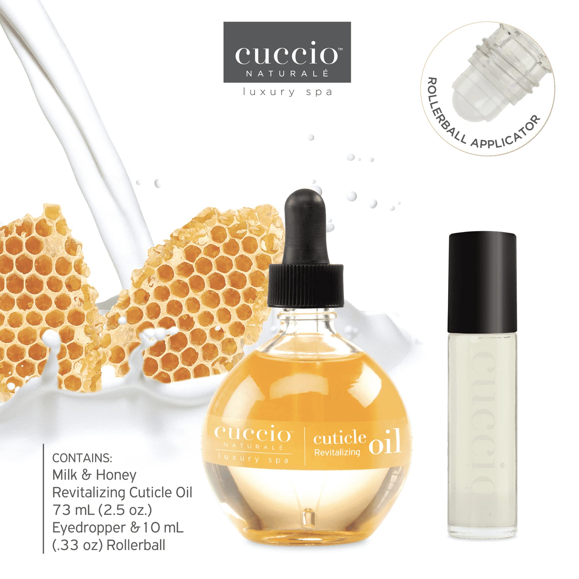 cuccio Naturale cuticle Revitalizing Oil Set - Provides Intense Hydration - Replenishes And Strengthens Nails - Promotes Healthi