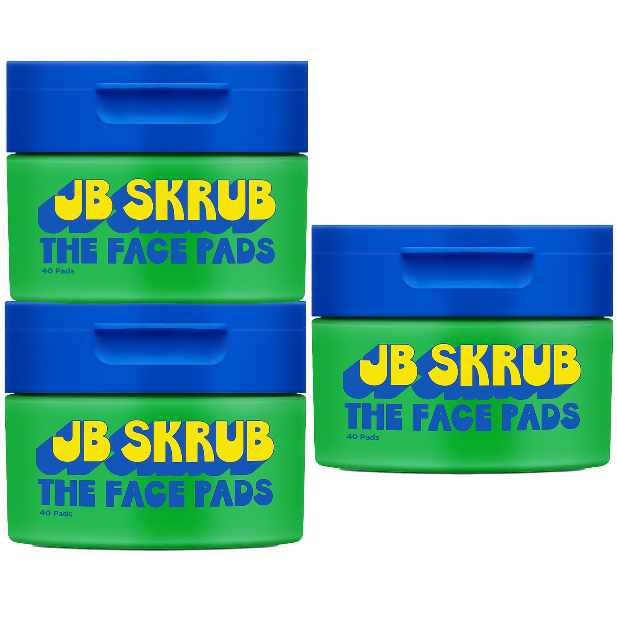 JB SKRUB The Face Pads - Kids, Tween Boys & Teens Acne Cleansing Pads for Cool Confidence - Say Goodbye to Greasy Skin and Hello