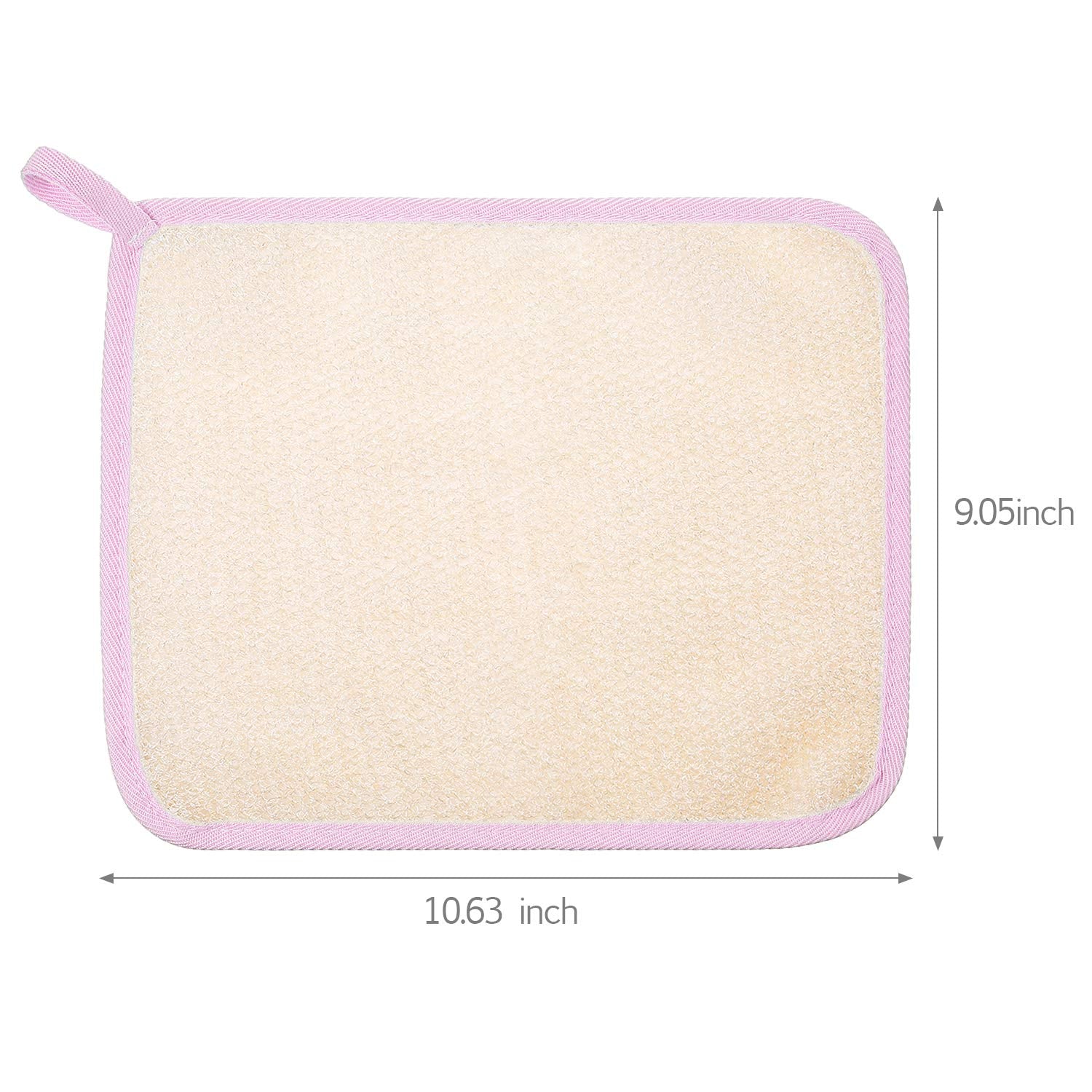Tatuo 5 Pcs Exfoliating Face And Body Wash Cloths Towel Weave Bath Cloth Exfoliating Scrub Cloth Massage Bath Cloth For Women An